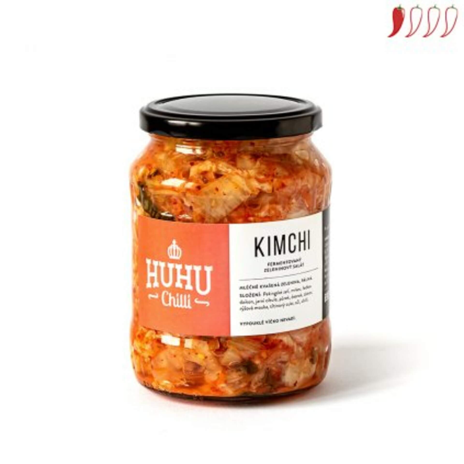 Levně HuhuChili Kimchi se sójovkou 690 g