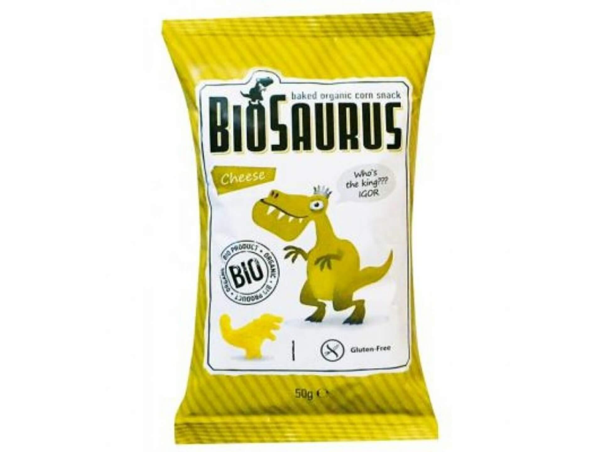 Biosaurus Kukuřičné křupky se sýrem 50 g