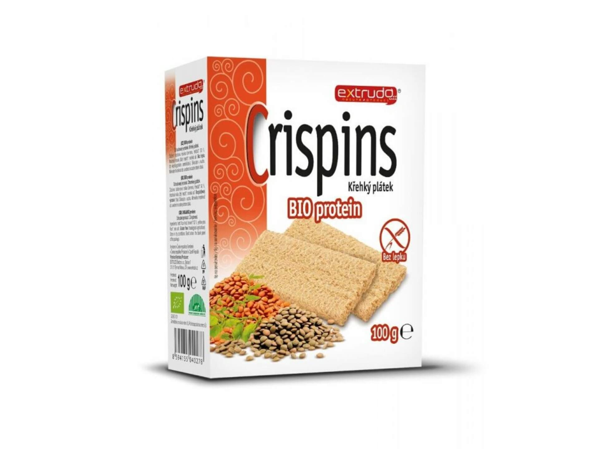 Levně Extrudo Crispins Proteinový 2x50 g