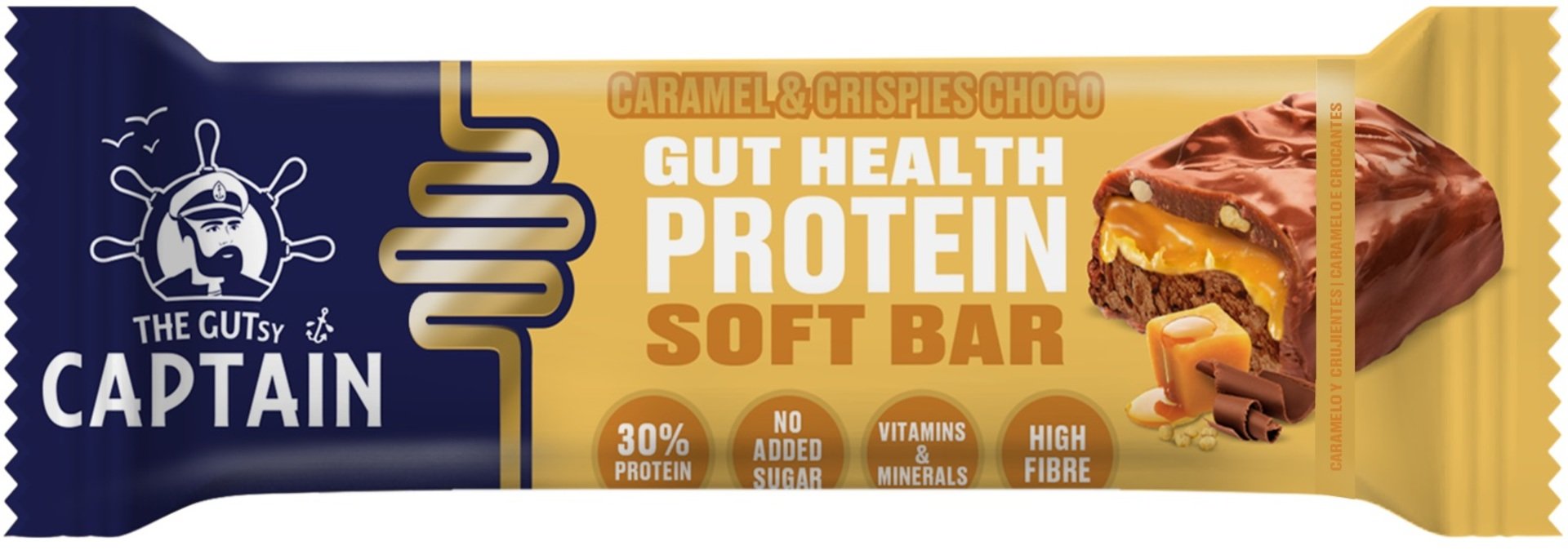 Levně Captain Protein tyčinka karamel 50 g