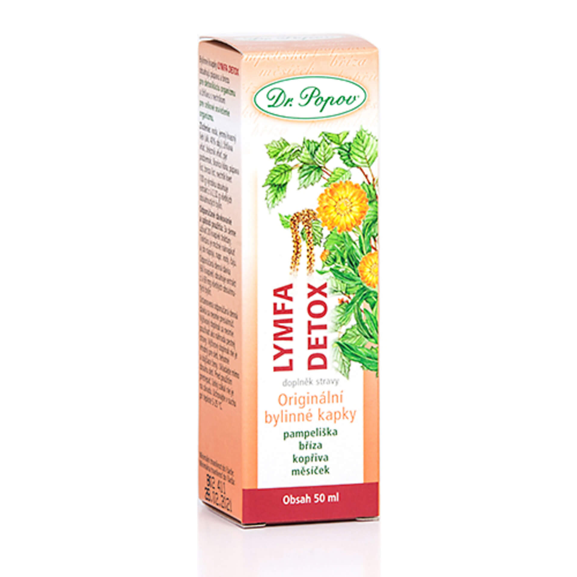 Dr. Popov bylinné kapky lymfa - detox 50 ml