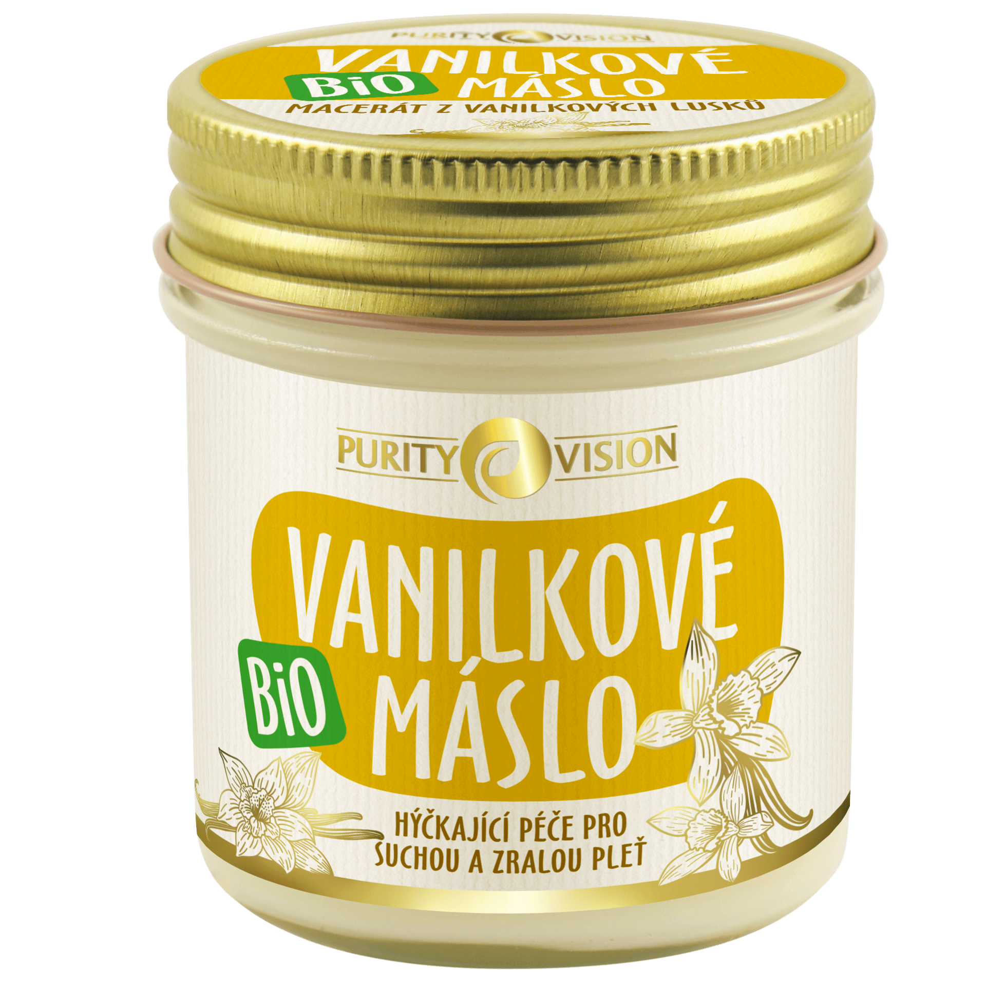 Levně Purity Vision Vanilkové máslo BIO 120 ml