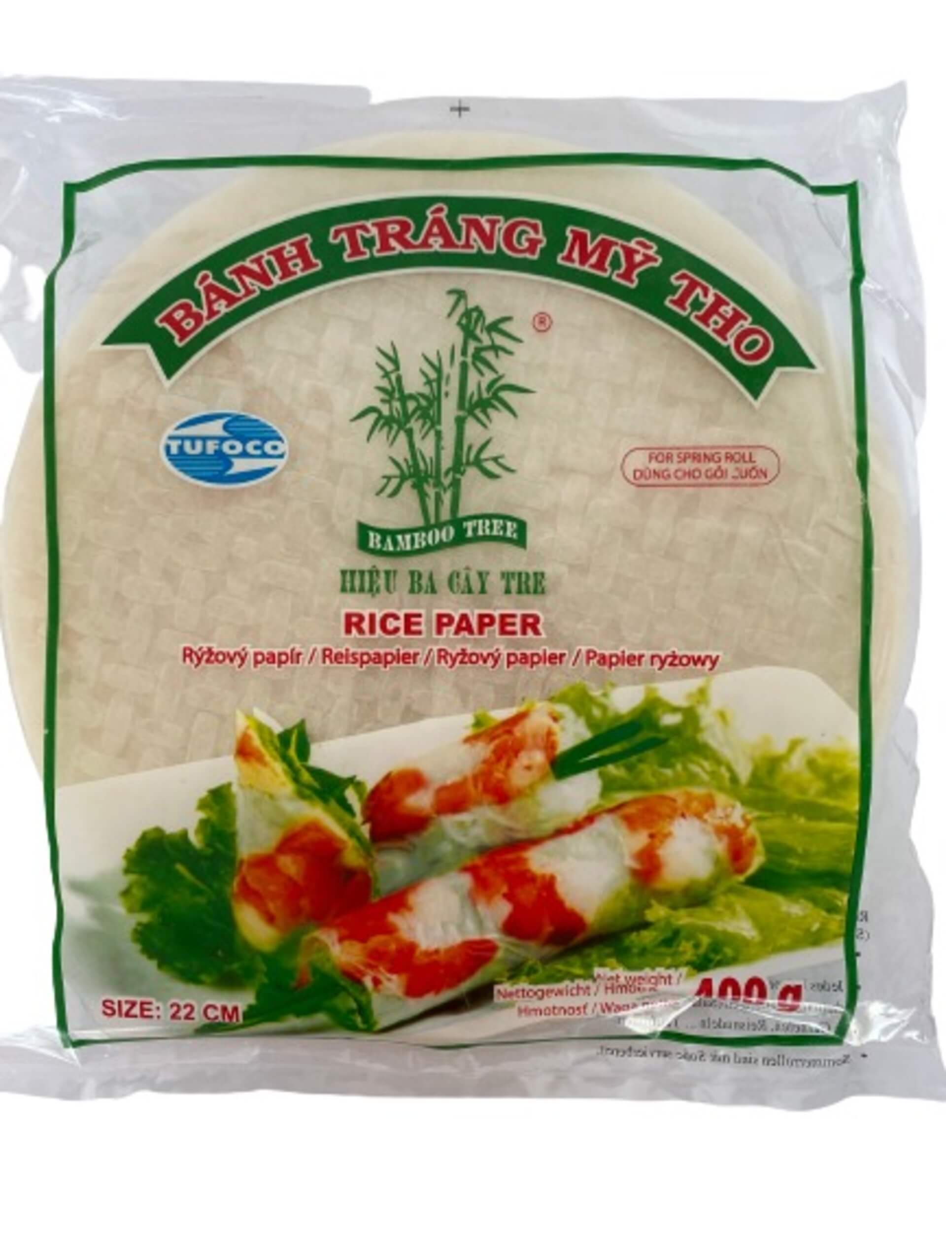 Levně Tufoco Rýžový papír na jarní závitky My Tho 400 g