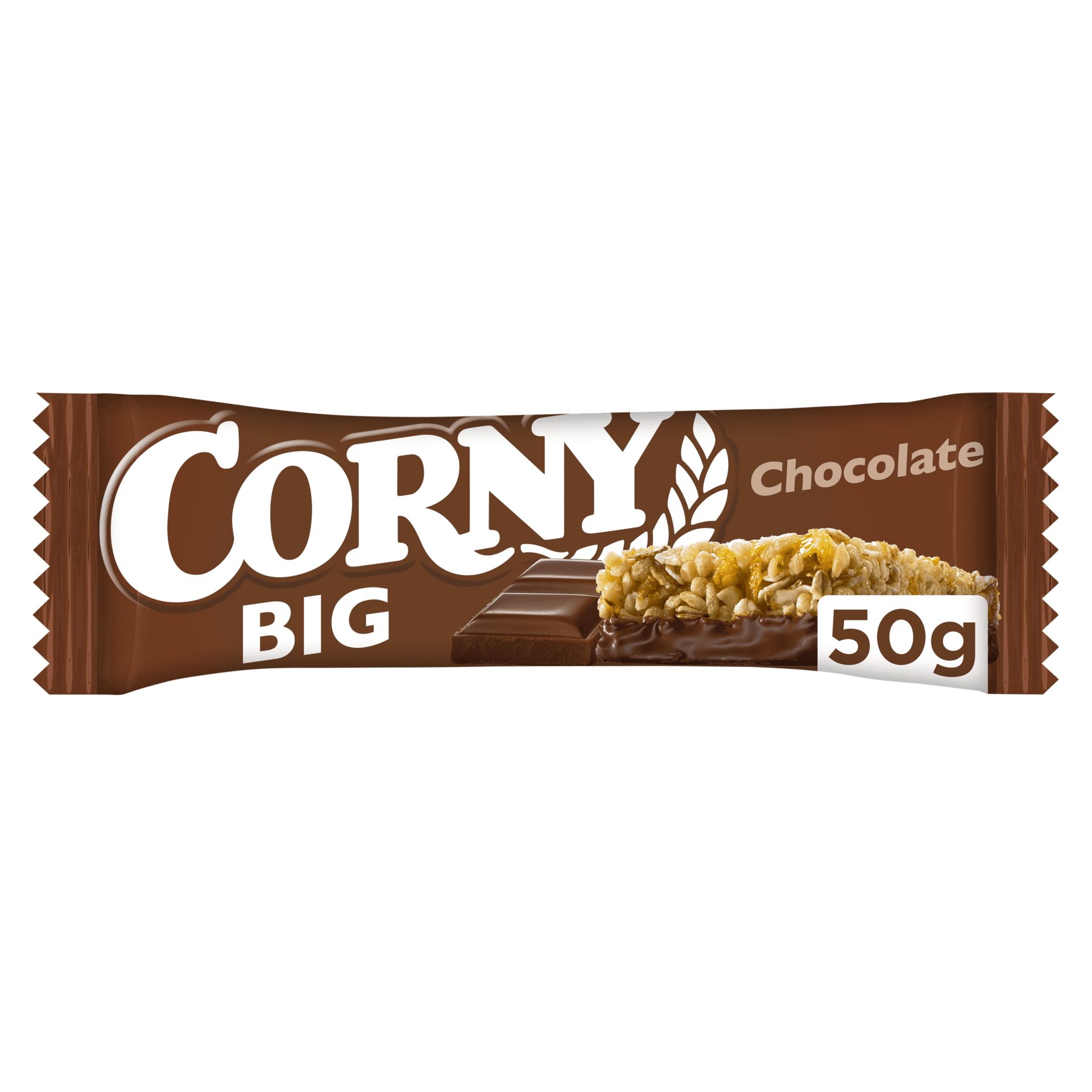 Levně Corny Big cereální tyčinka mléčná čokoláda 50 g