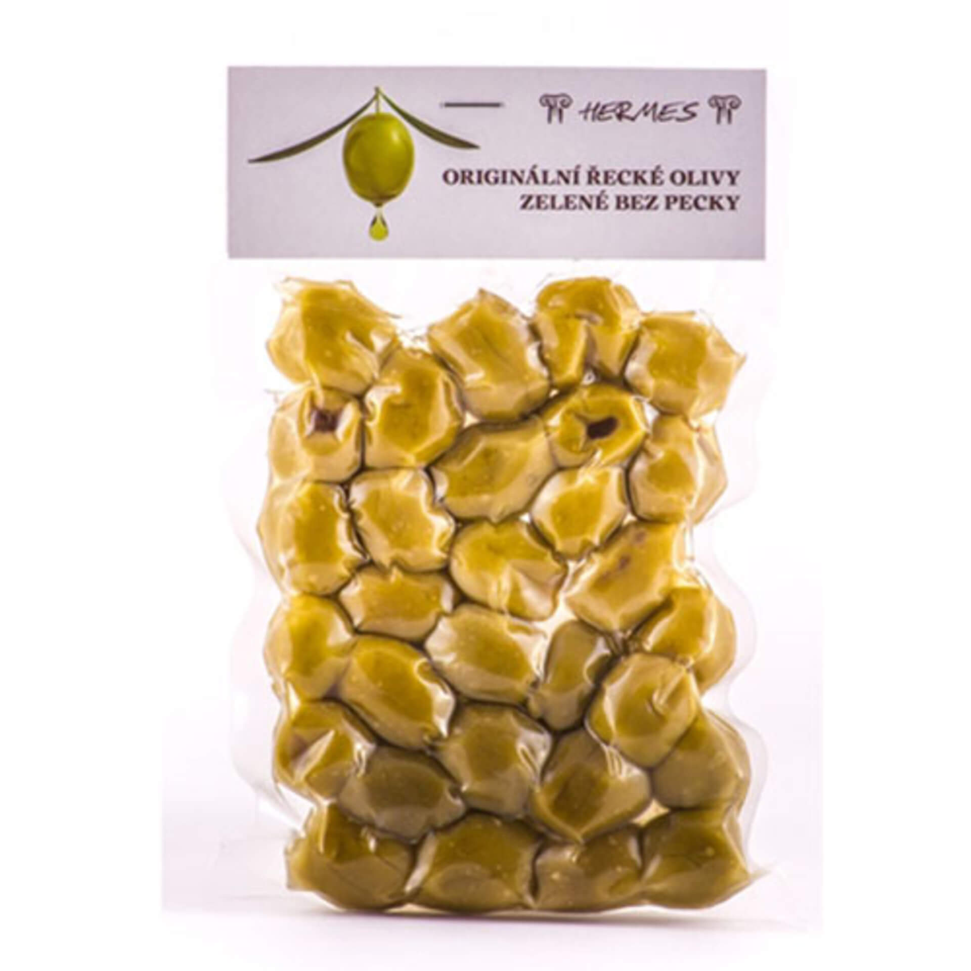 Levně Hermes Zelené olivy bez pecky 140 g