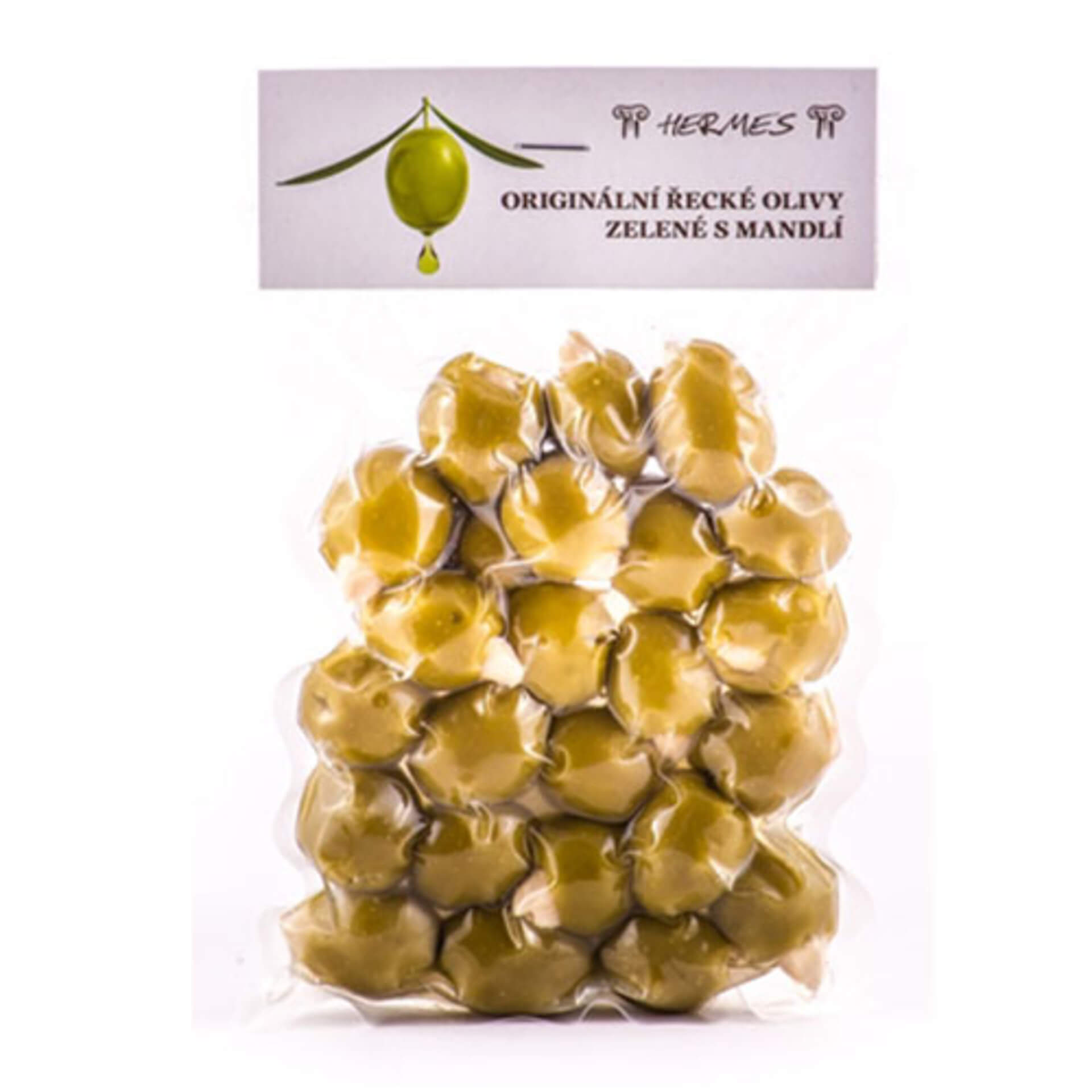 Levně Hermes Zelené olivy s mandlí 150 g