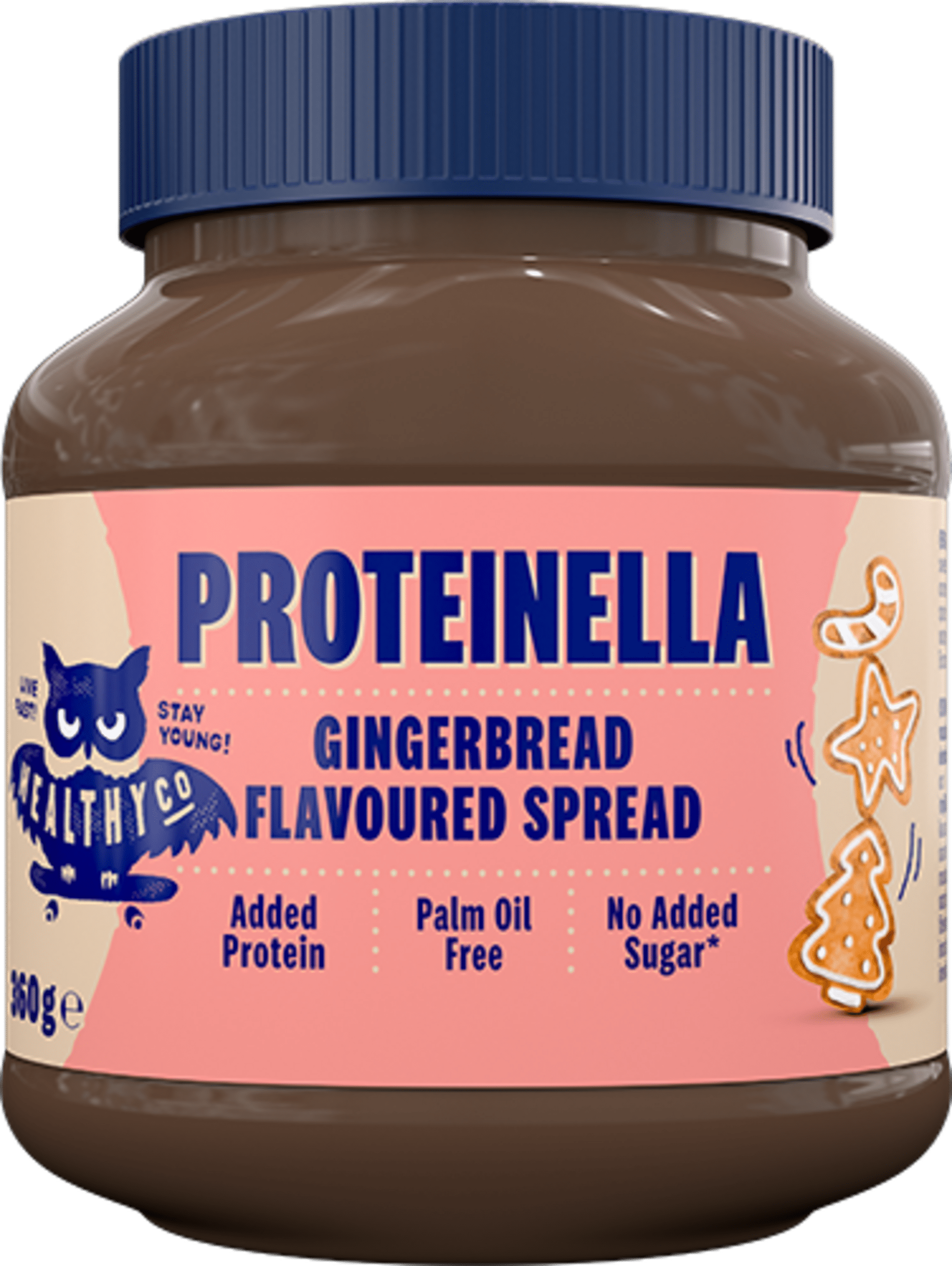 Levně HealthyCo Proteinella Gingerbread 360 g