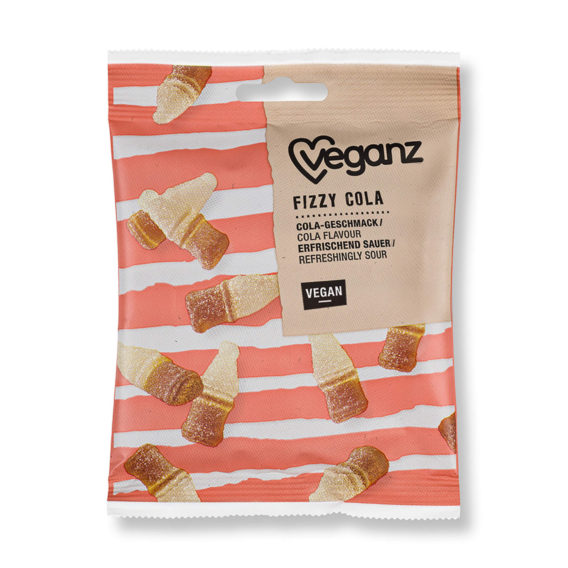 Levně Veganz Fizzy cola gumové bonbóny 100 g
