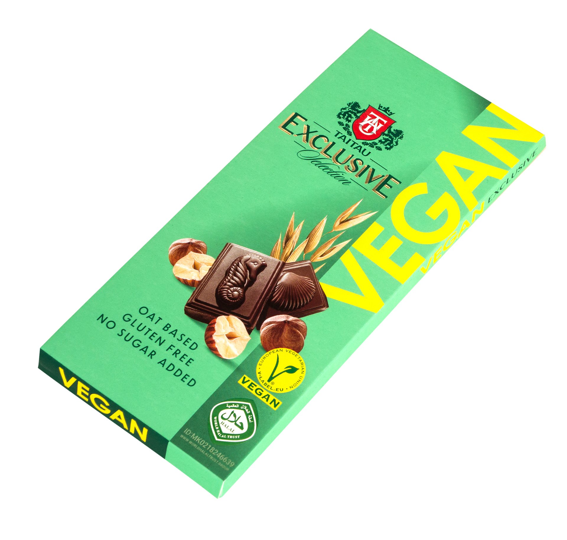 Levně Taitau Veganská čokoláda s lískovými ořechy exclusive 90 g