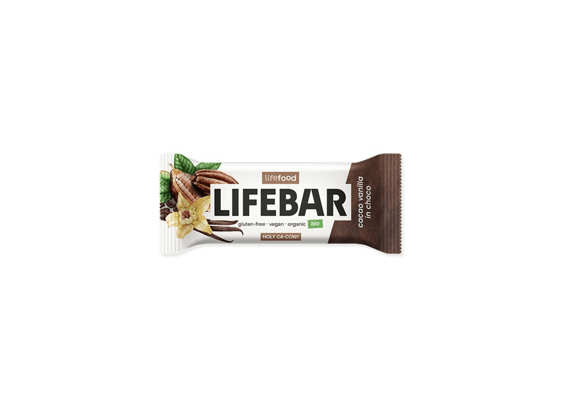 Levně Lifefood Lifebar InChoco tyčinka Cacao Vanilka BIO 40 g