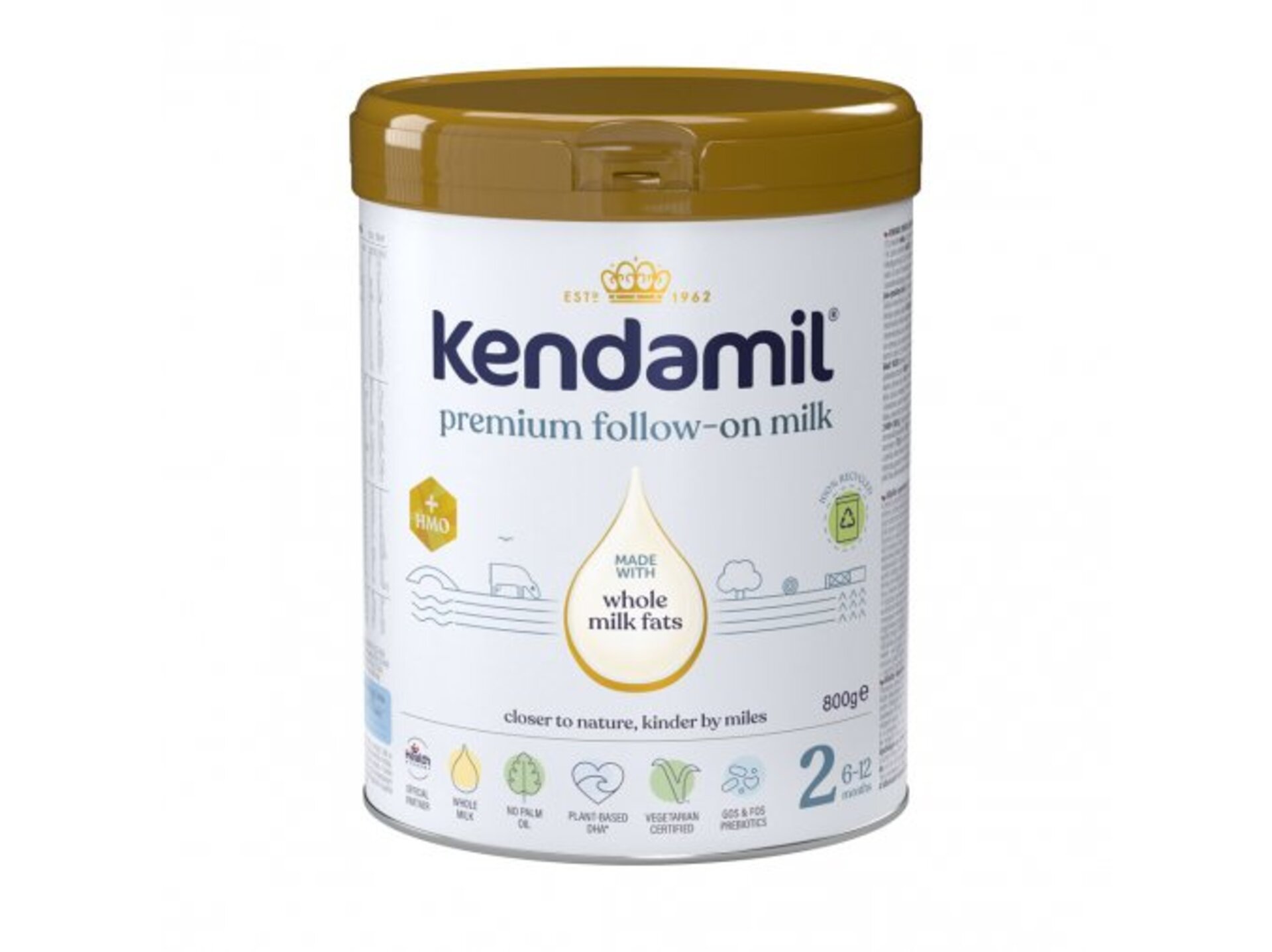 Levně Kendamil Premium 2 HMO+ 800 g