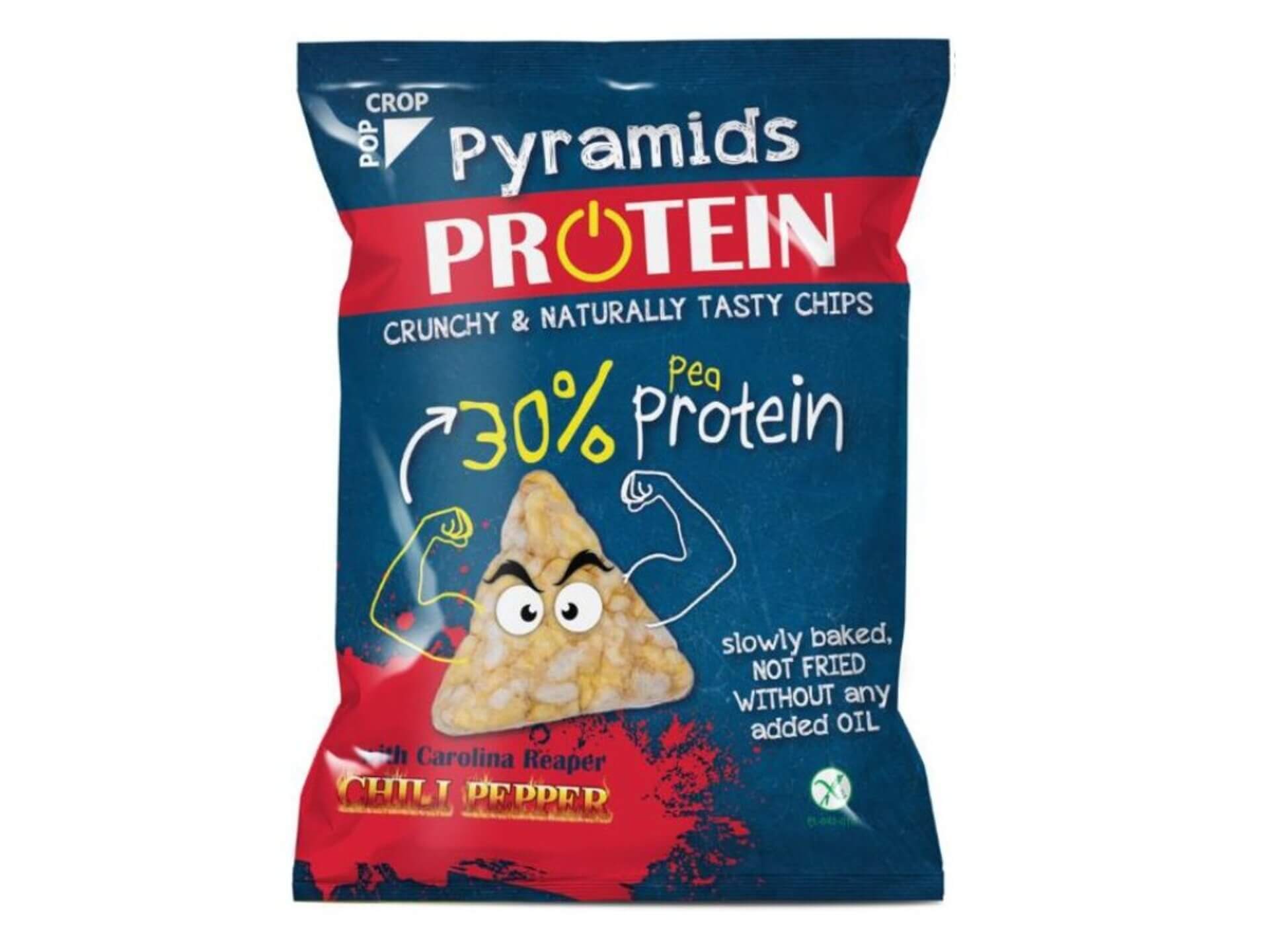Levně Popcrop Bezlepkové kukuřičné pyramidky s 30 % proteinu 23 g