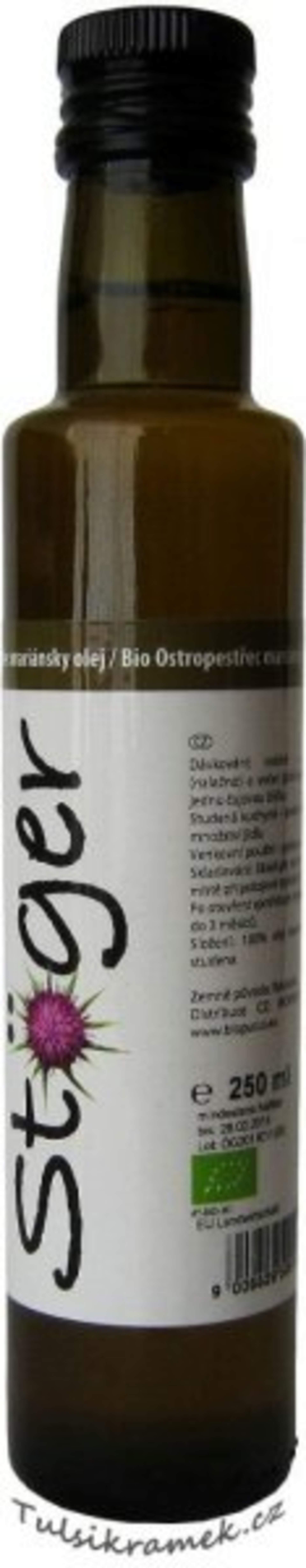 Levně Biopurus Stöger - Ostropestřec olej (bodlákový) BIO 250 ml