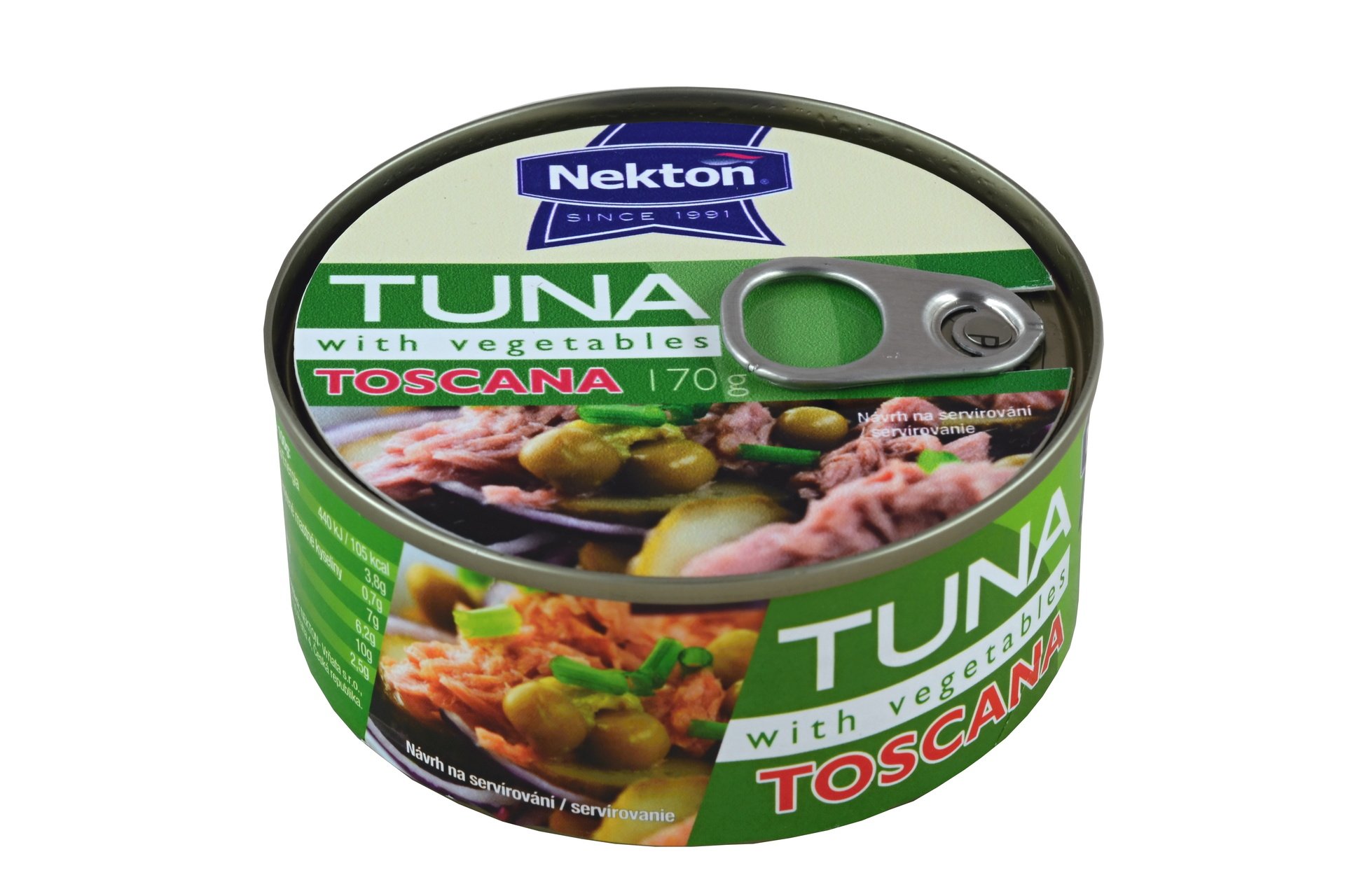 Nekton Tuňák kousky se zeleninou Toscana 170 g