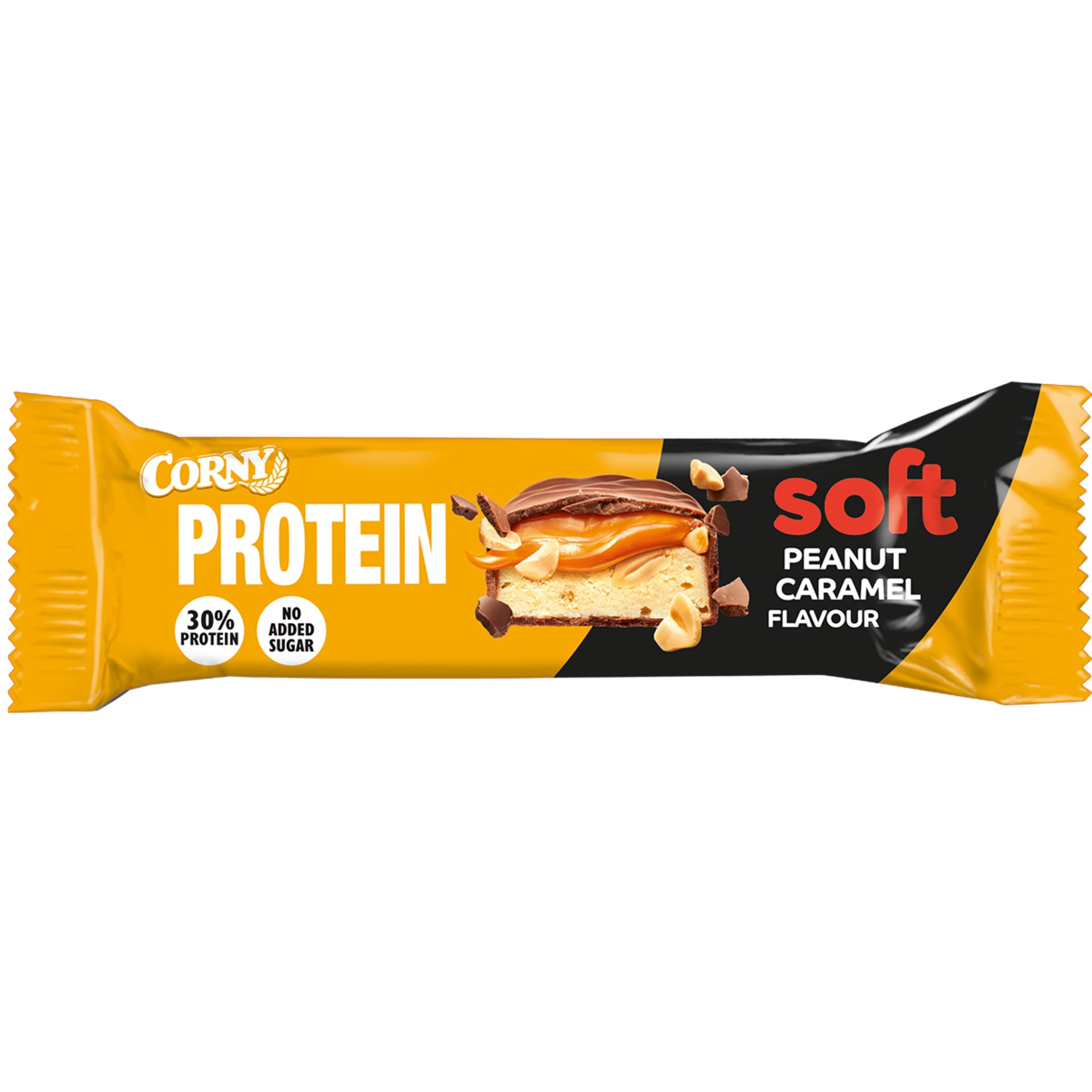 Levně Corny Protein soft arašídy a karamel 45 g