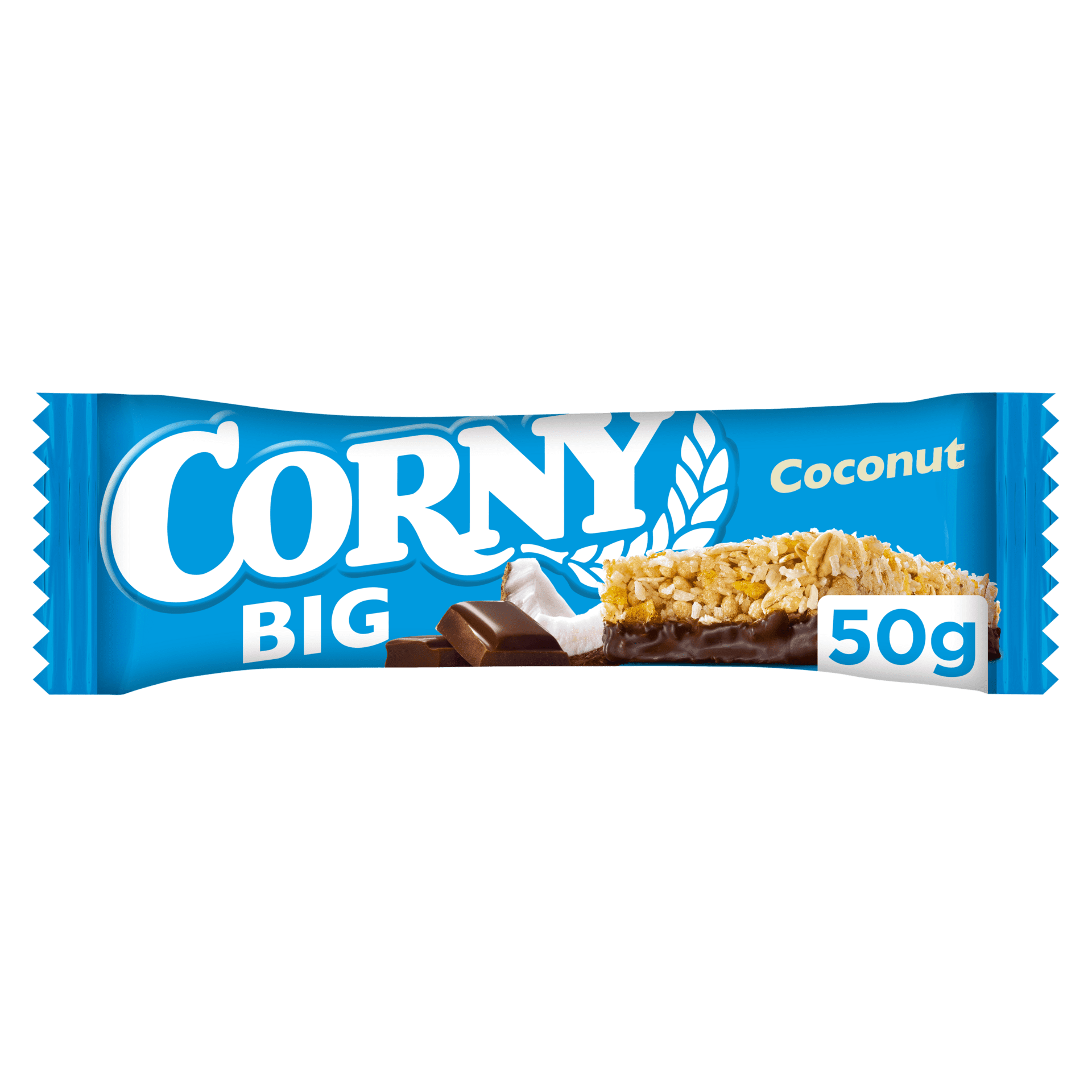 Levně Corny Big cereální tyčinka kokos v mléčné čokoládě 50 g