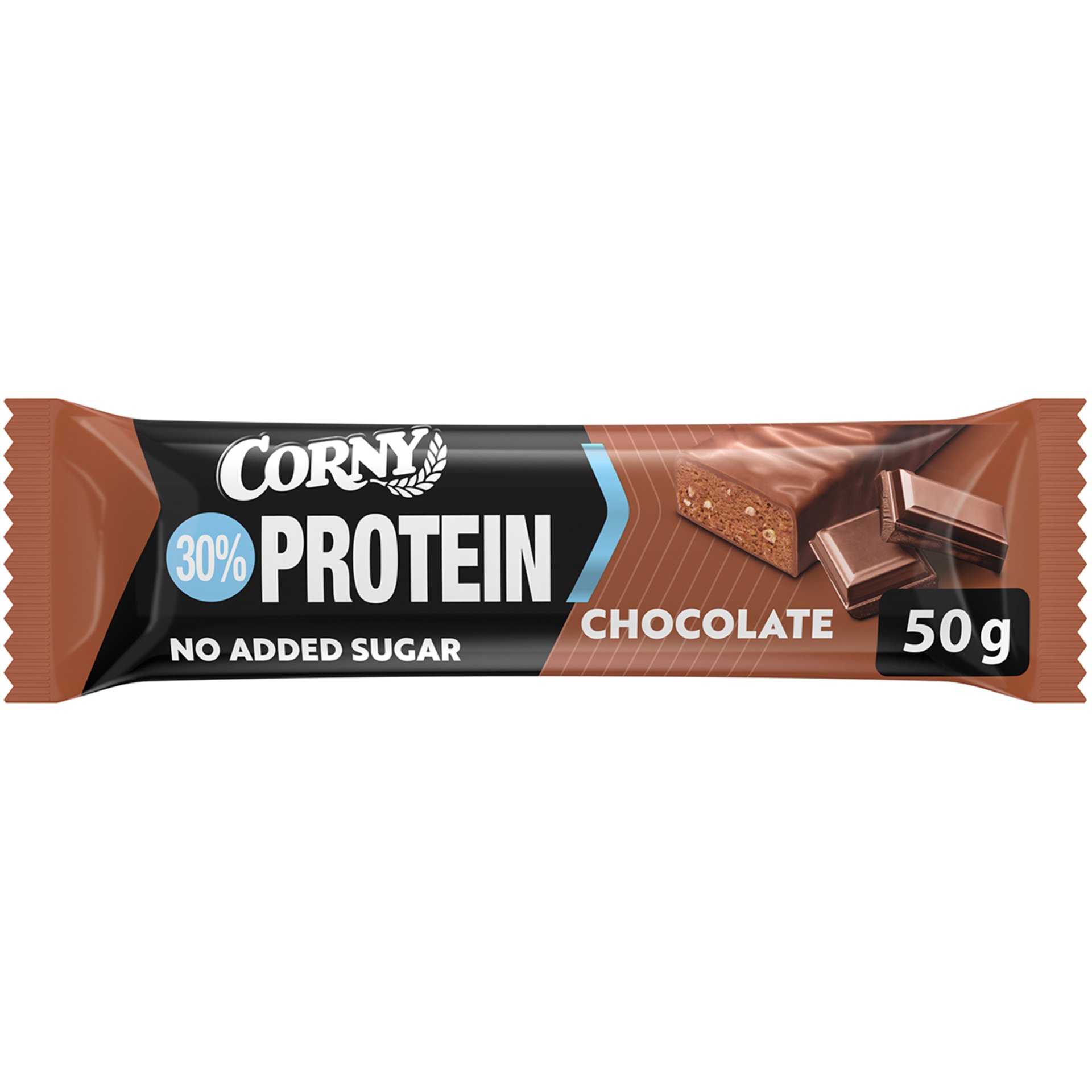 Levně Corny Protein 30% proteinová tyčinka mléčná čokoláda 50 g
