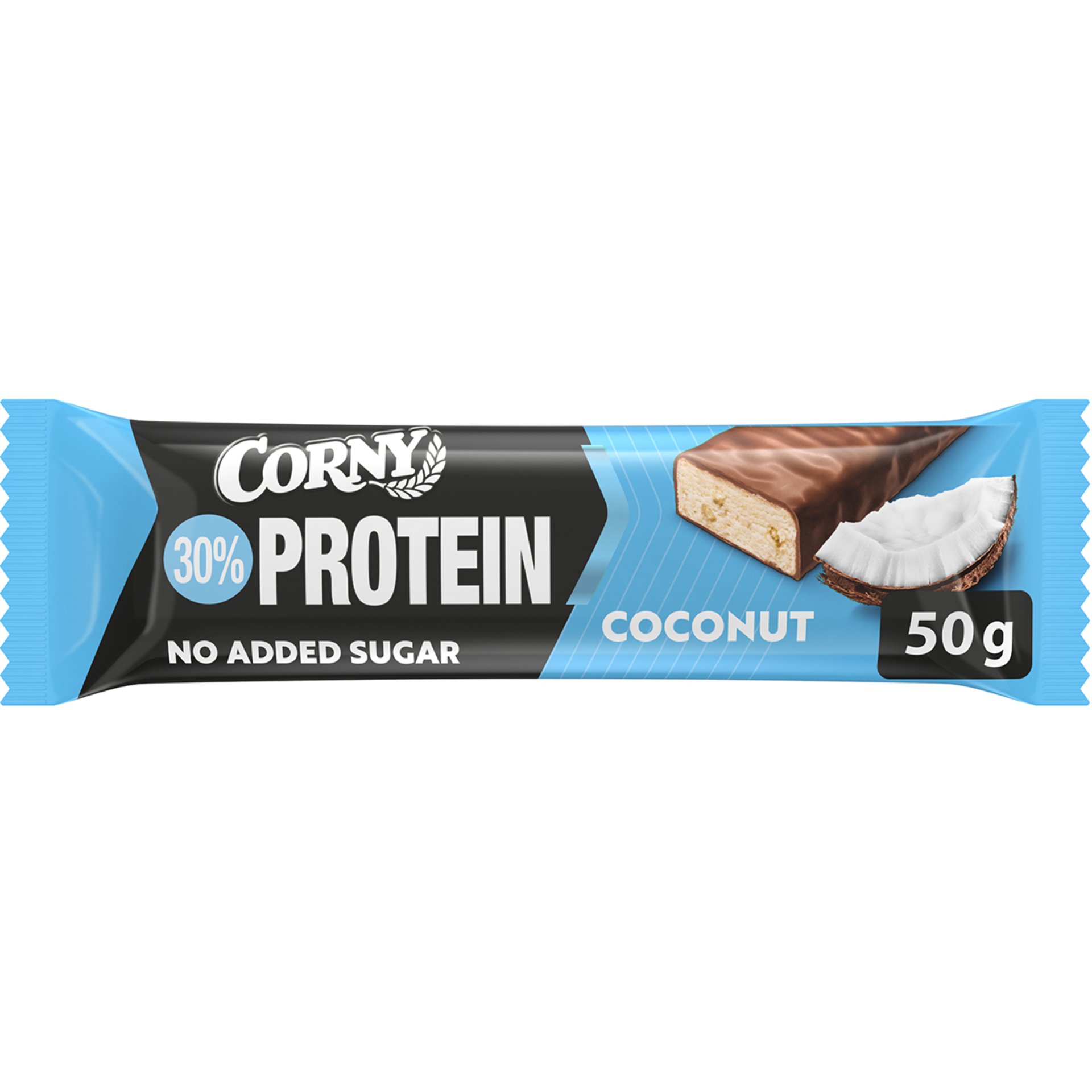 Levně Corny Protein 30% proteinová tyčinka kokos 50 g
