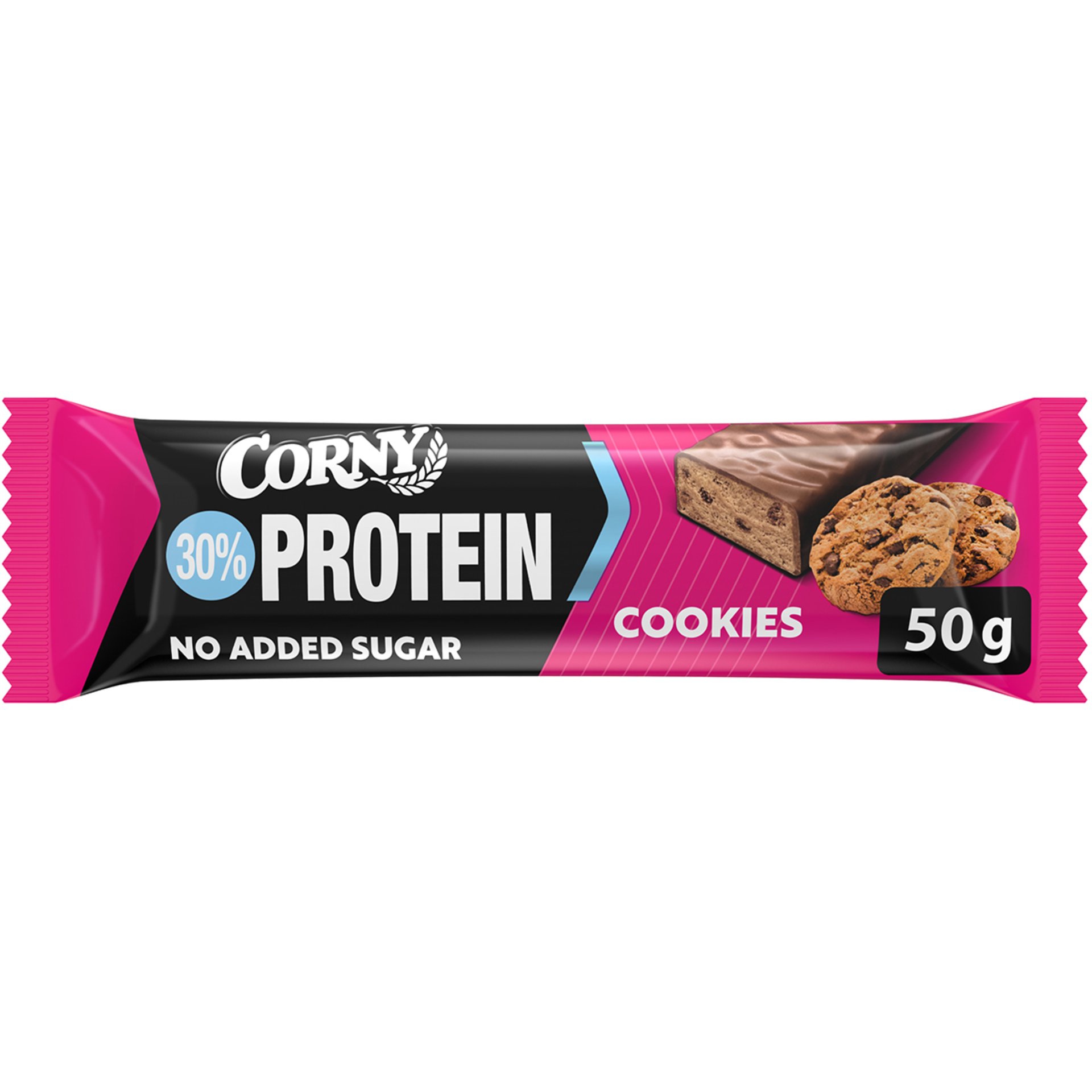 Levně Corny Protein 30% proteinová tyčinka cookies 50 g