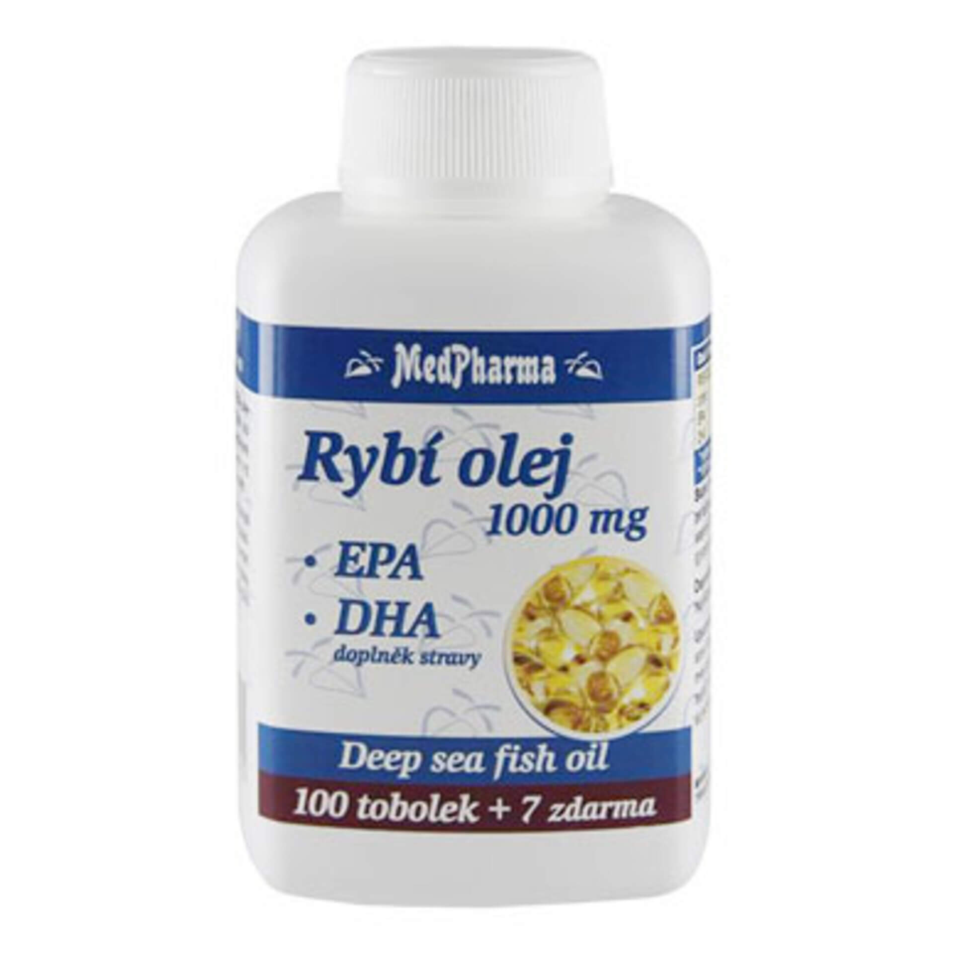 Levně MedPharma Rybí olej 1000 mg 107 tablet