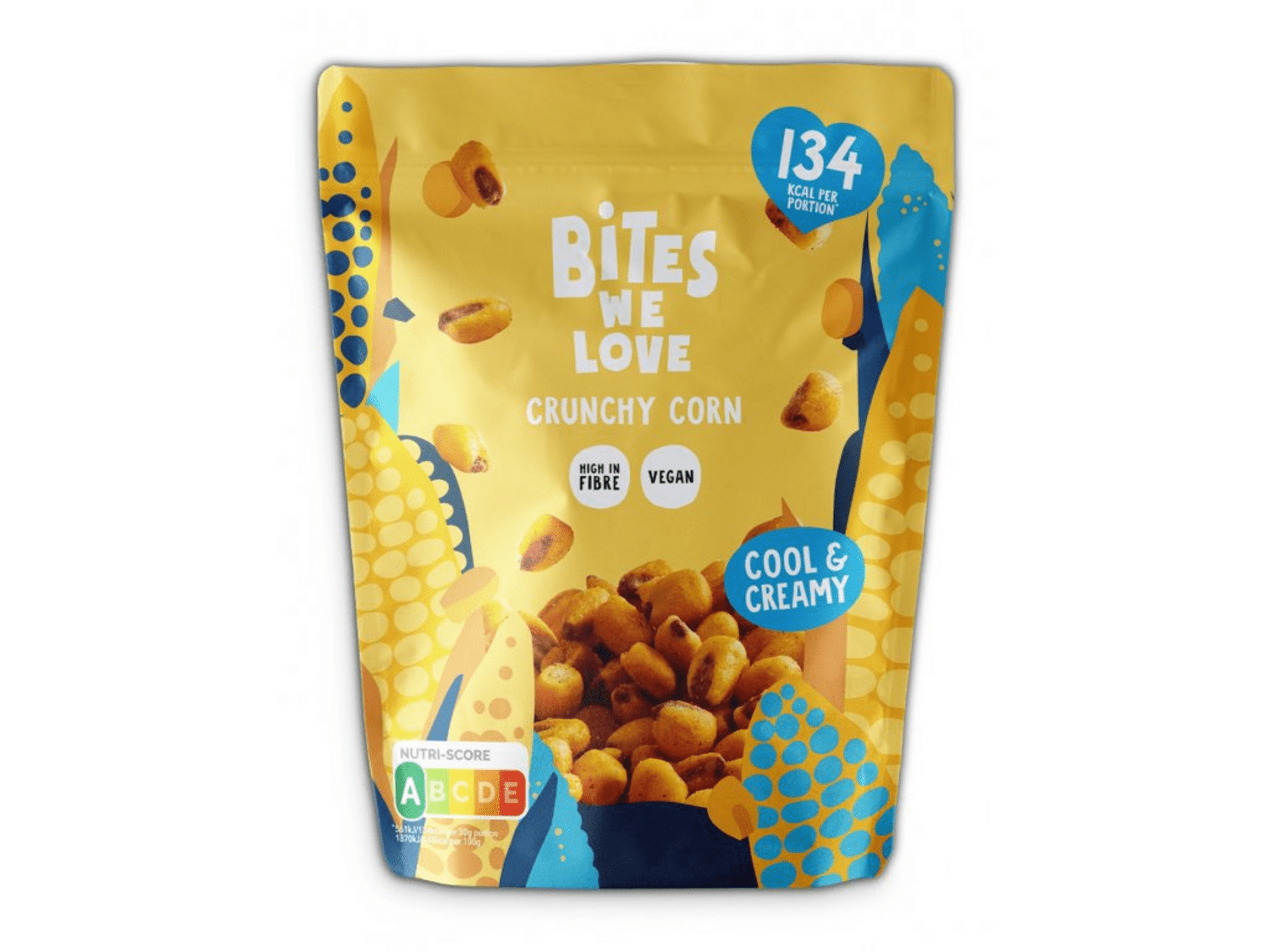 Levně Bites we love Křupavá kukuřice, cool & creamy 100 g