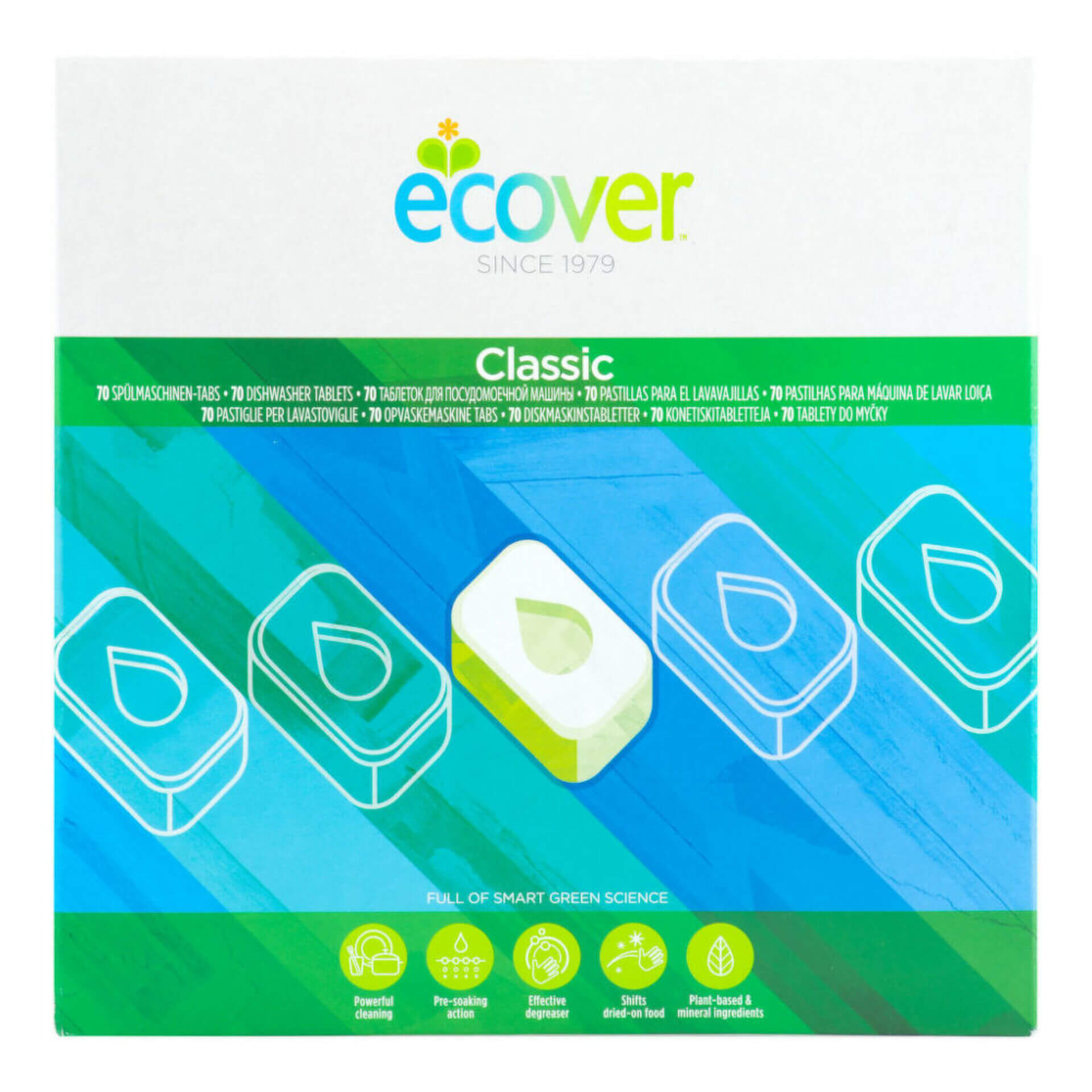 Ecover Tablety do myčky Classic 1,4 kg