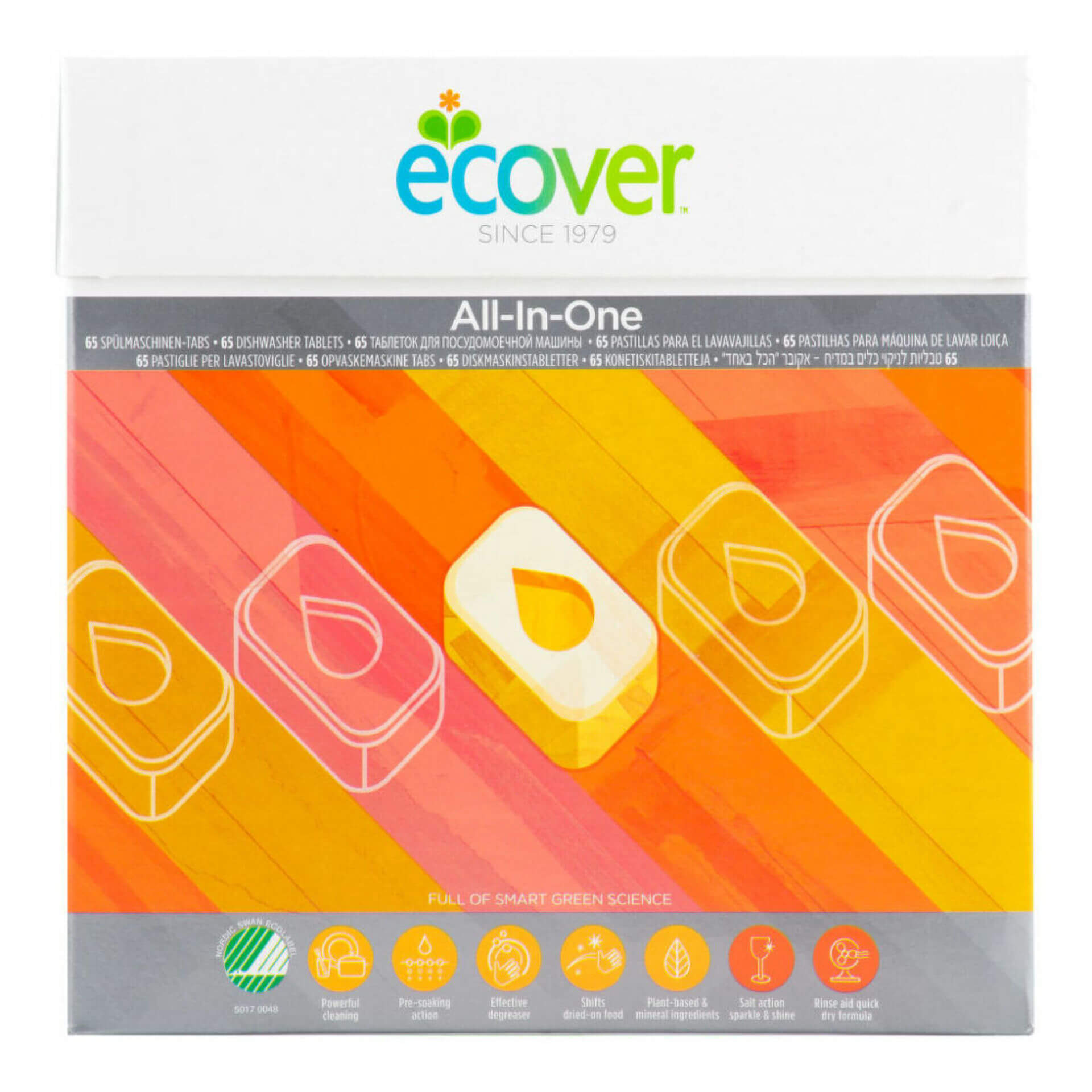 Ecover Tablety do myčky All in One 1,3 kg