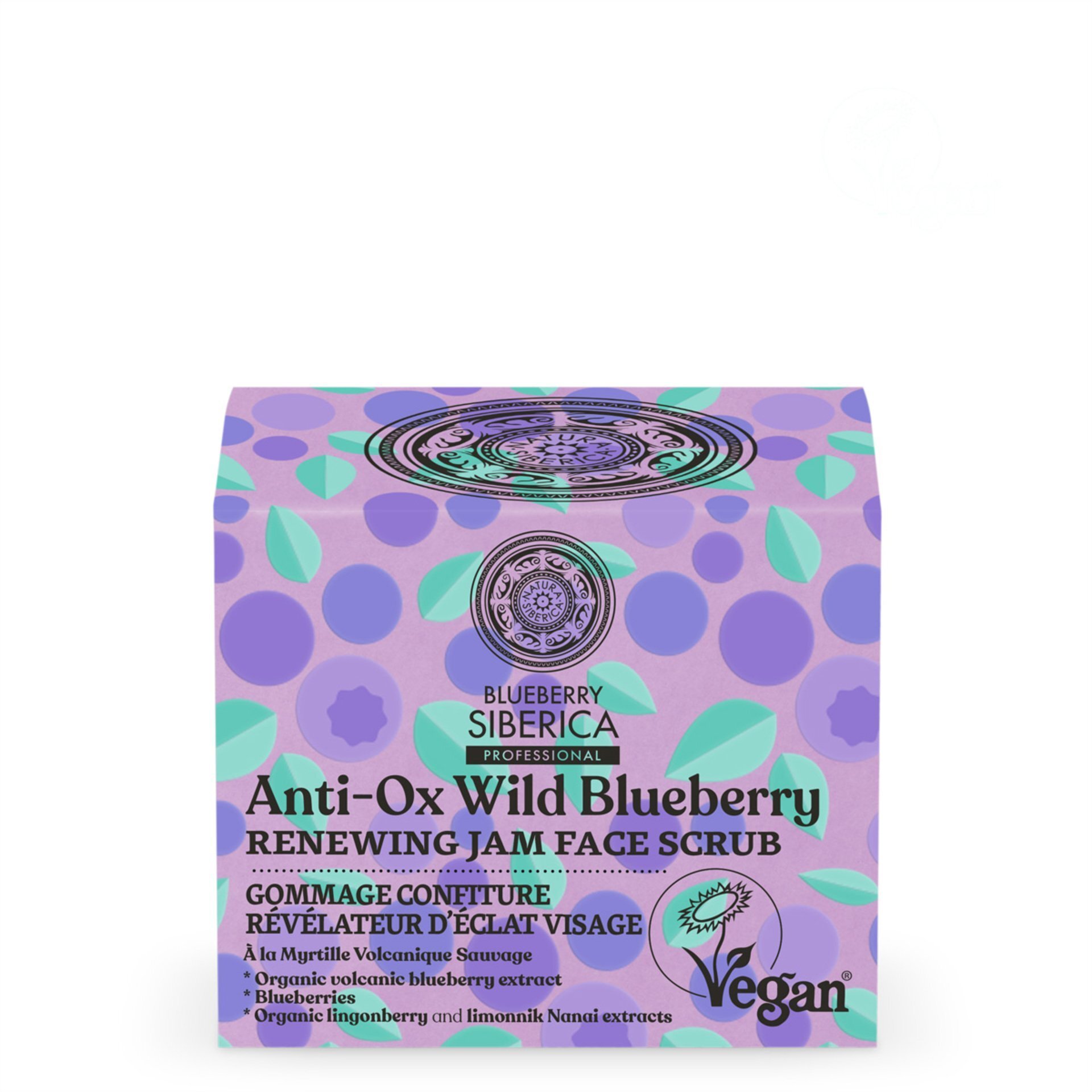 Levně Blueberry Siberica Anti-OX Obnovující džemový peeling na obličej 50 ml expirace