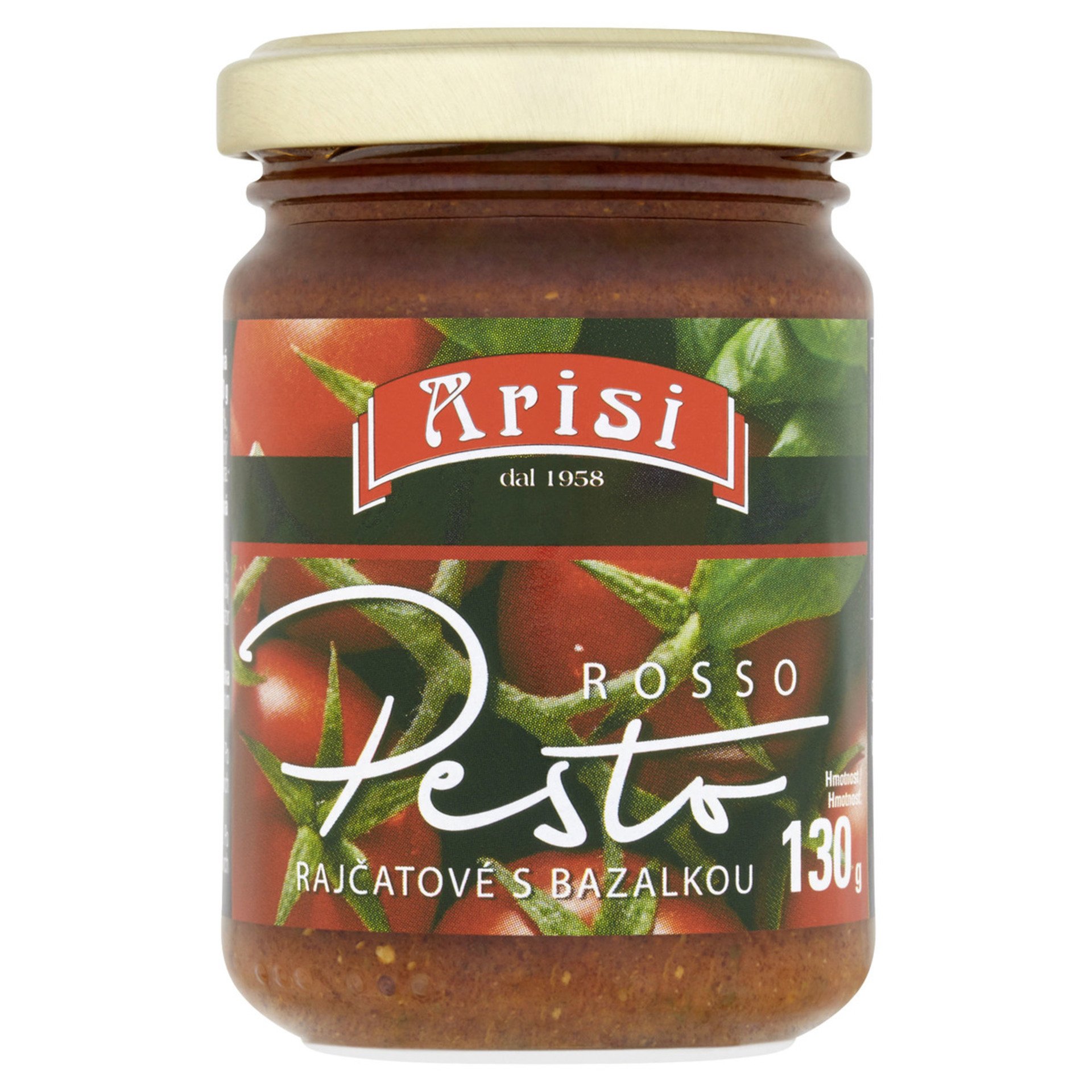 Levně Arisi Bazalkové pesto s rajčaty 130 g