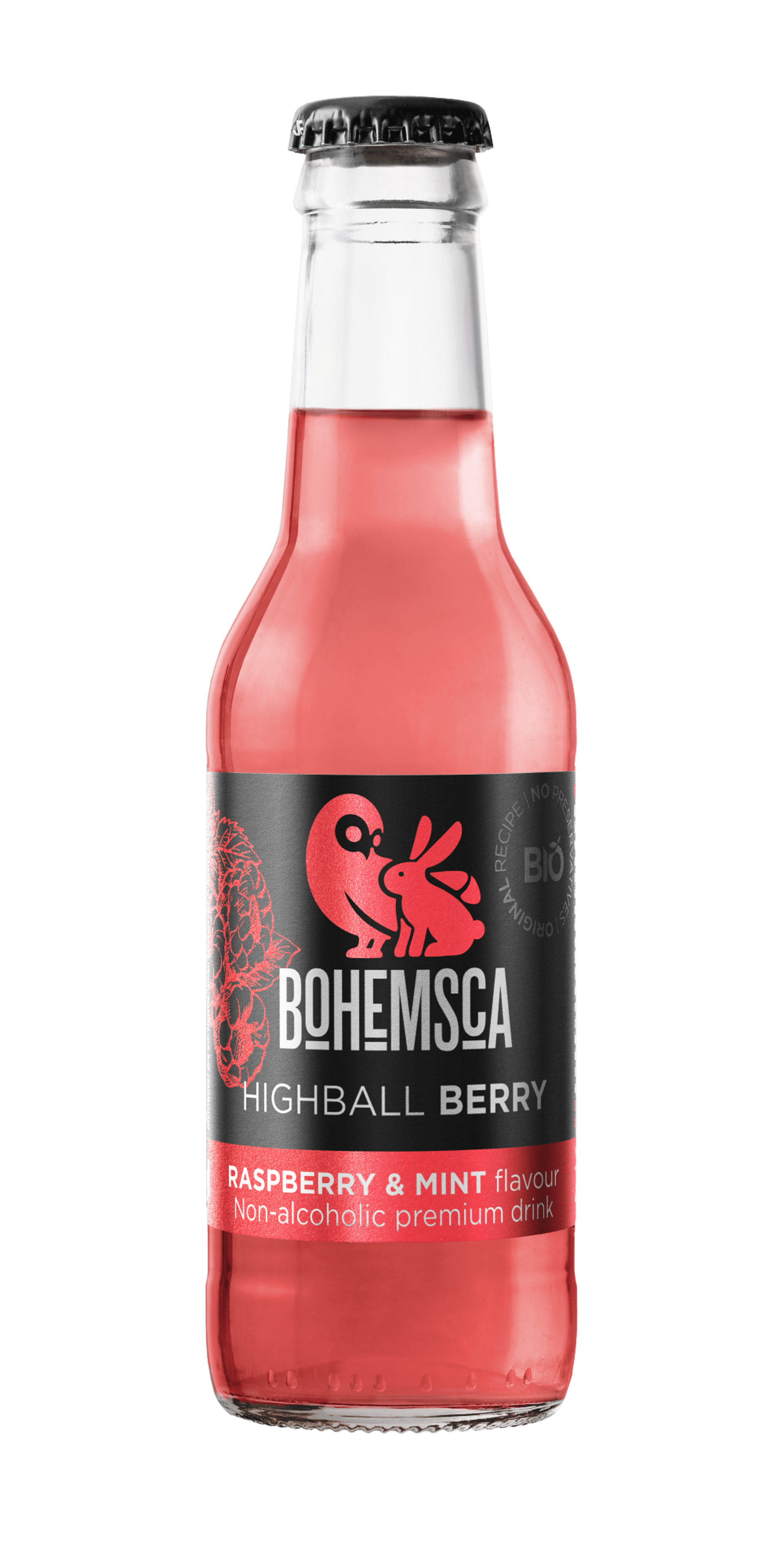 Levně Bohemsca Highball Berry sklo BIO 200 ml