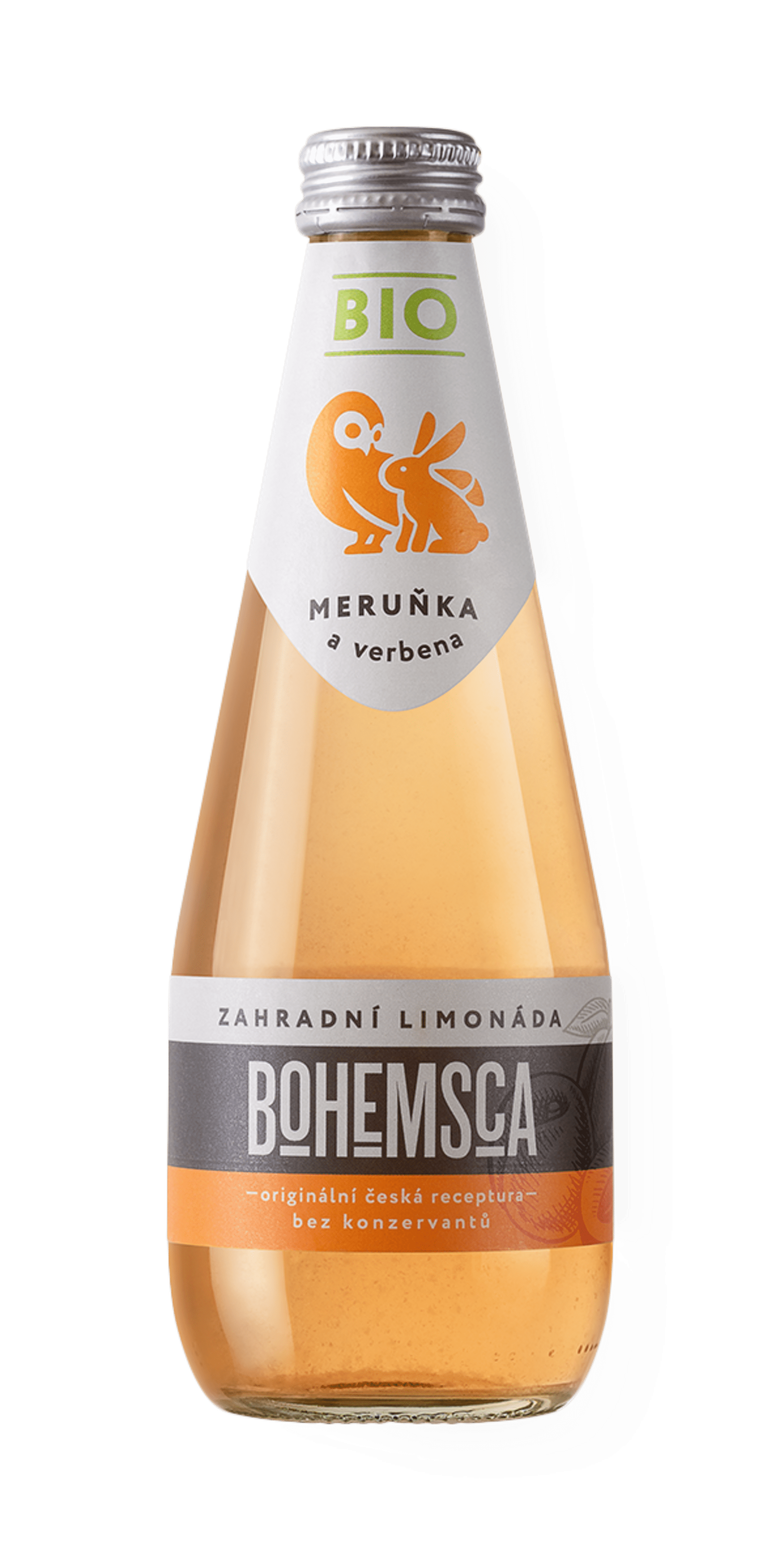 Bohemsca Zahradní limonáda meruňka a verbena BIO 330 ml