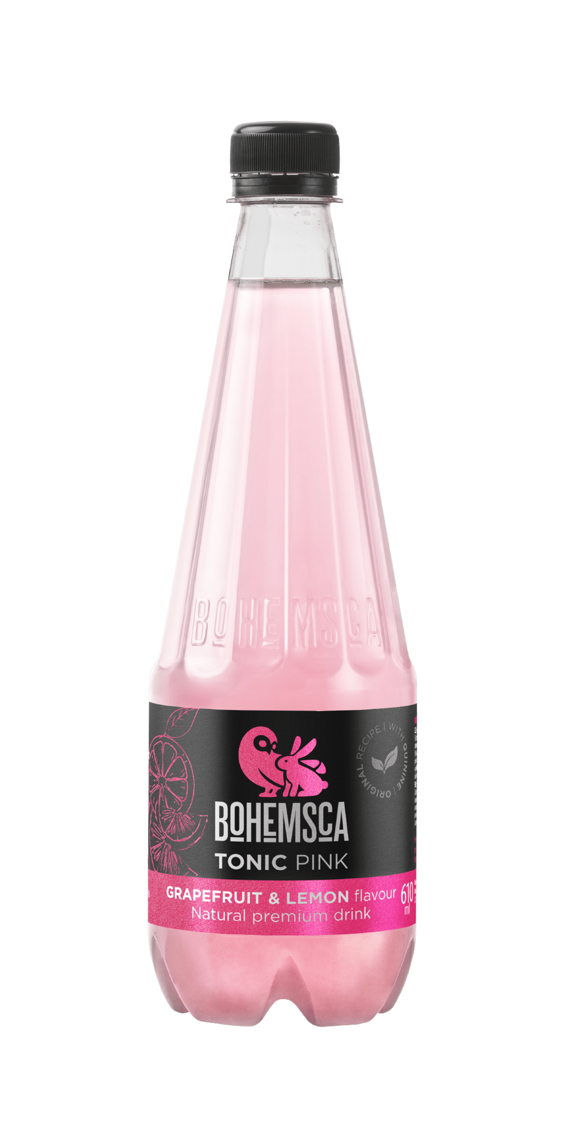 Levně Bohemsca Tonic Pink grep a citron pet 610 ml