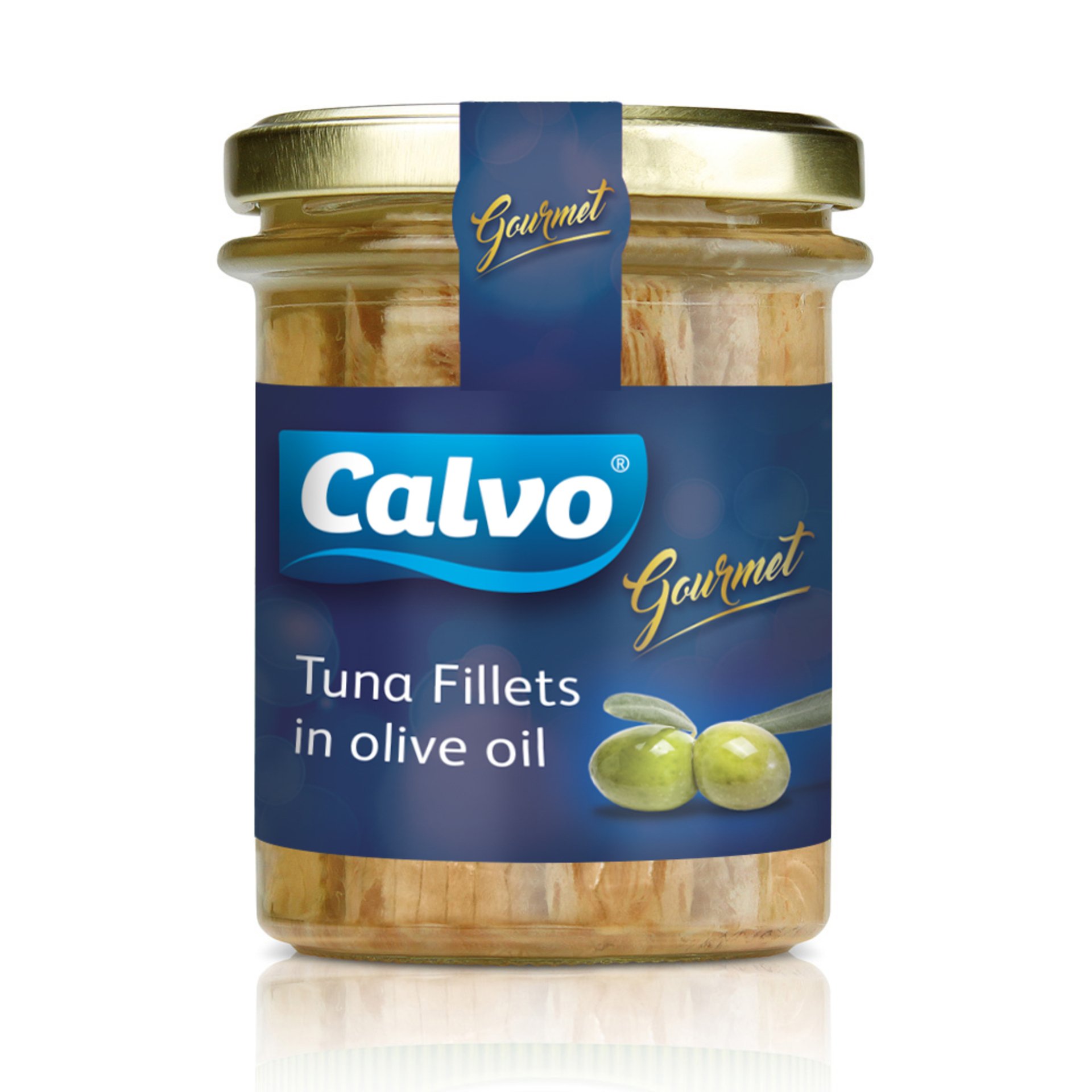 Levně Calvo Filety z tuňáka v olivovém oleji 180 g