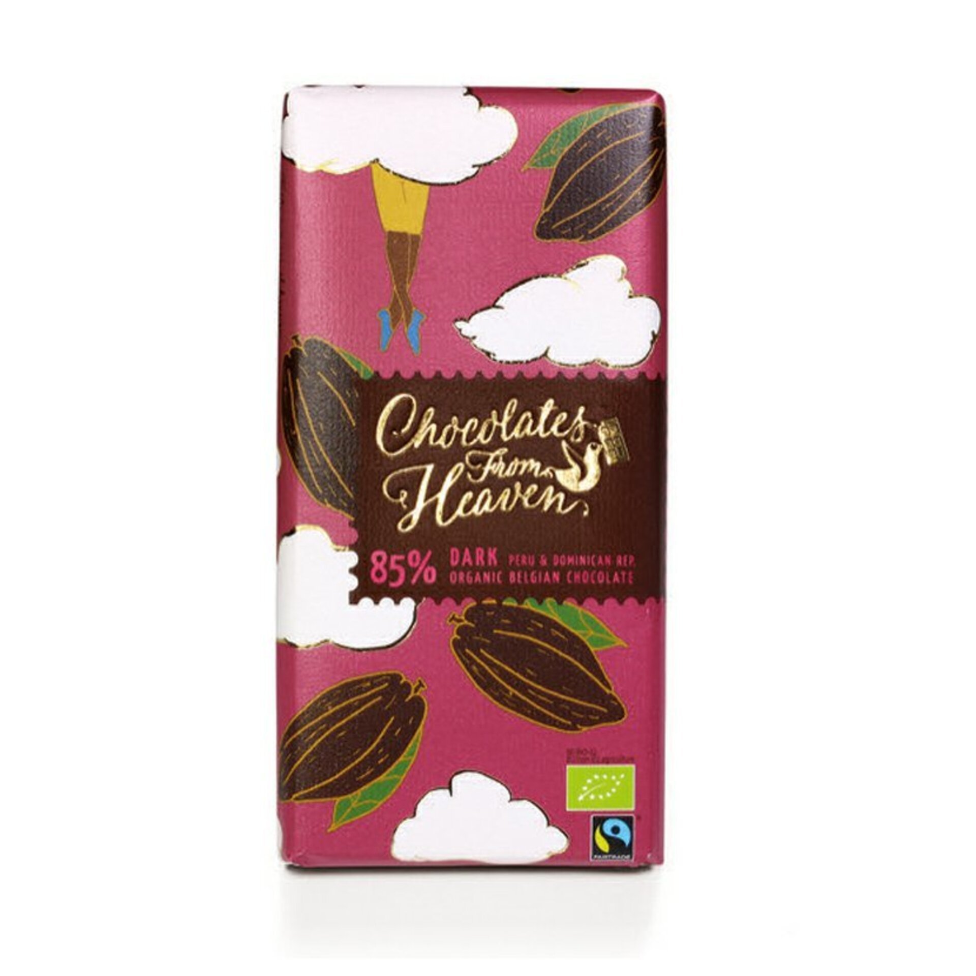 Levně Chocolates From Heaven Hořká čokoláda Peru a Dominikánská republika 85% BIO 100 g