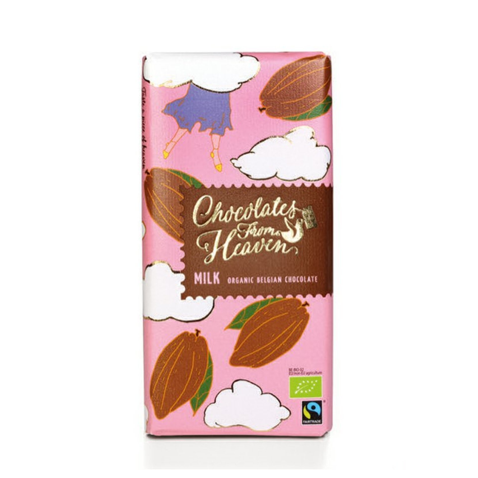 Levně Chocolates From Heaven Mléčná čokoláda 37% BIO 100 g