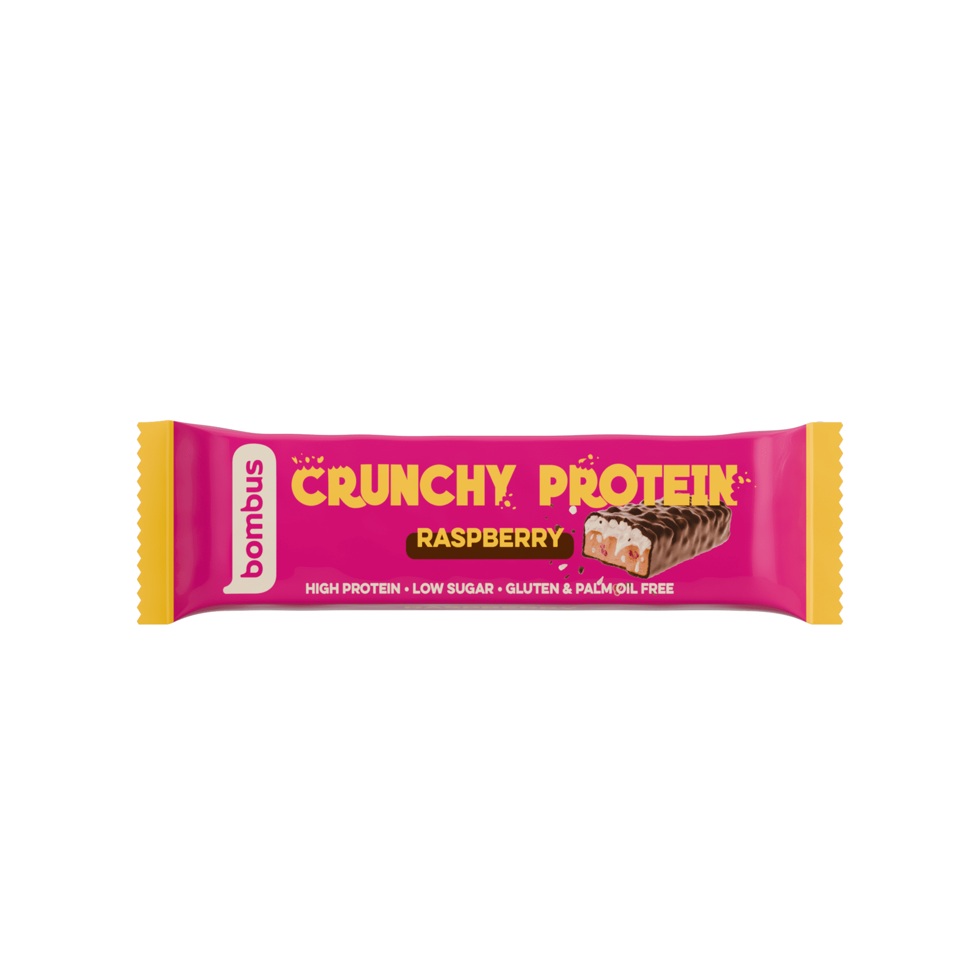 Levně Bombus Protein crunchy bar malina 50 g