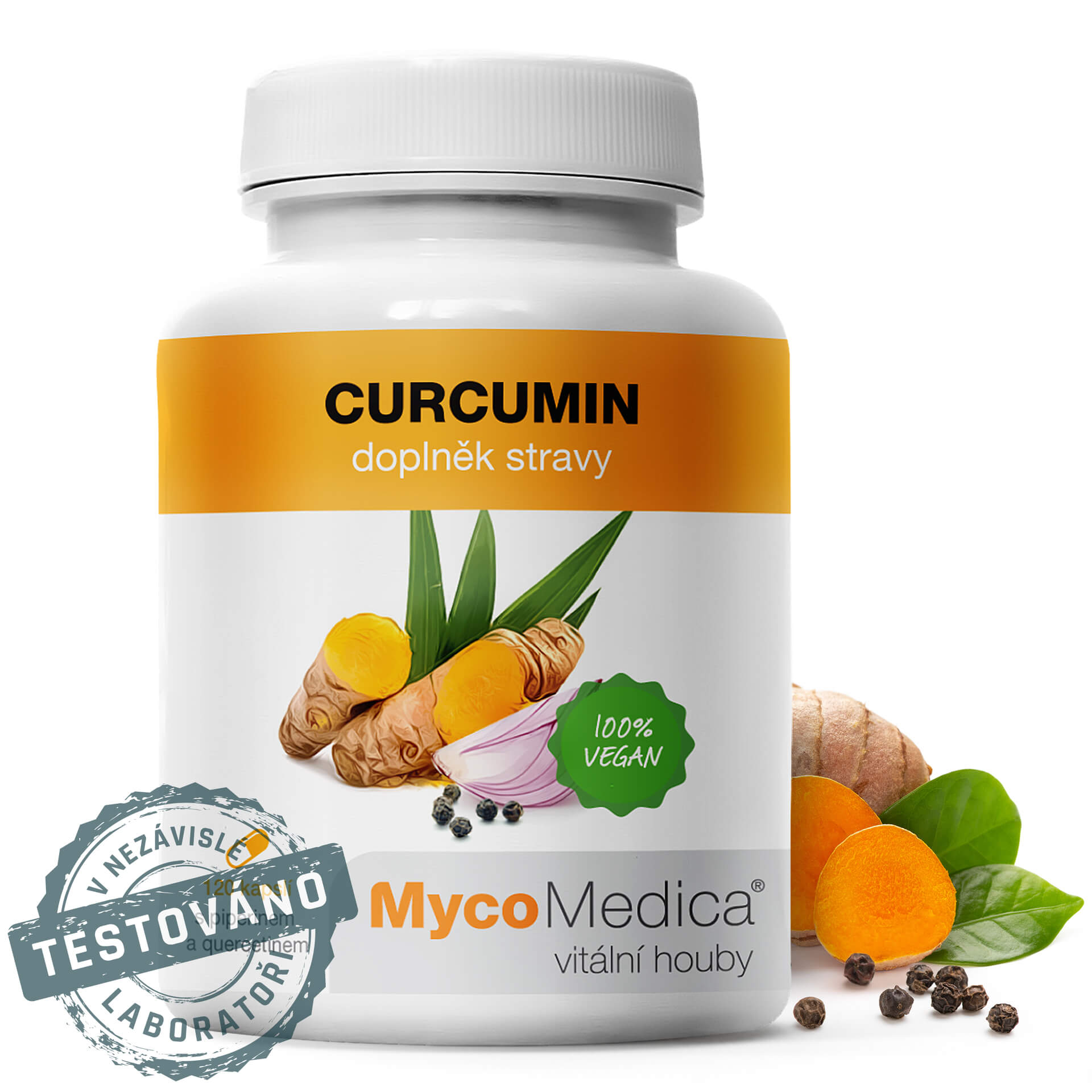 Levně MycoMedica Curcumin v optimální koncentraci 120 tablet