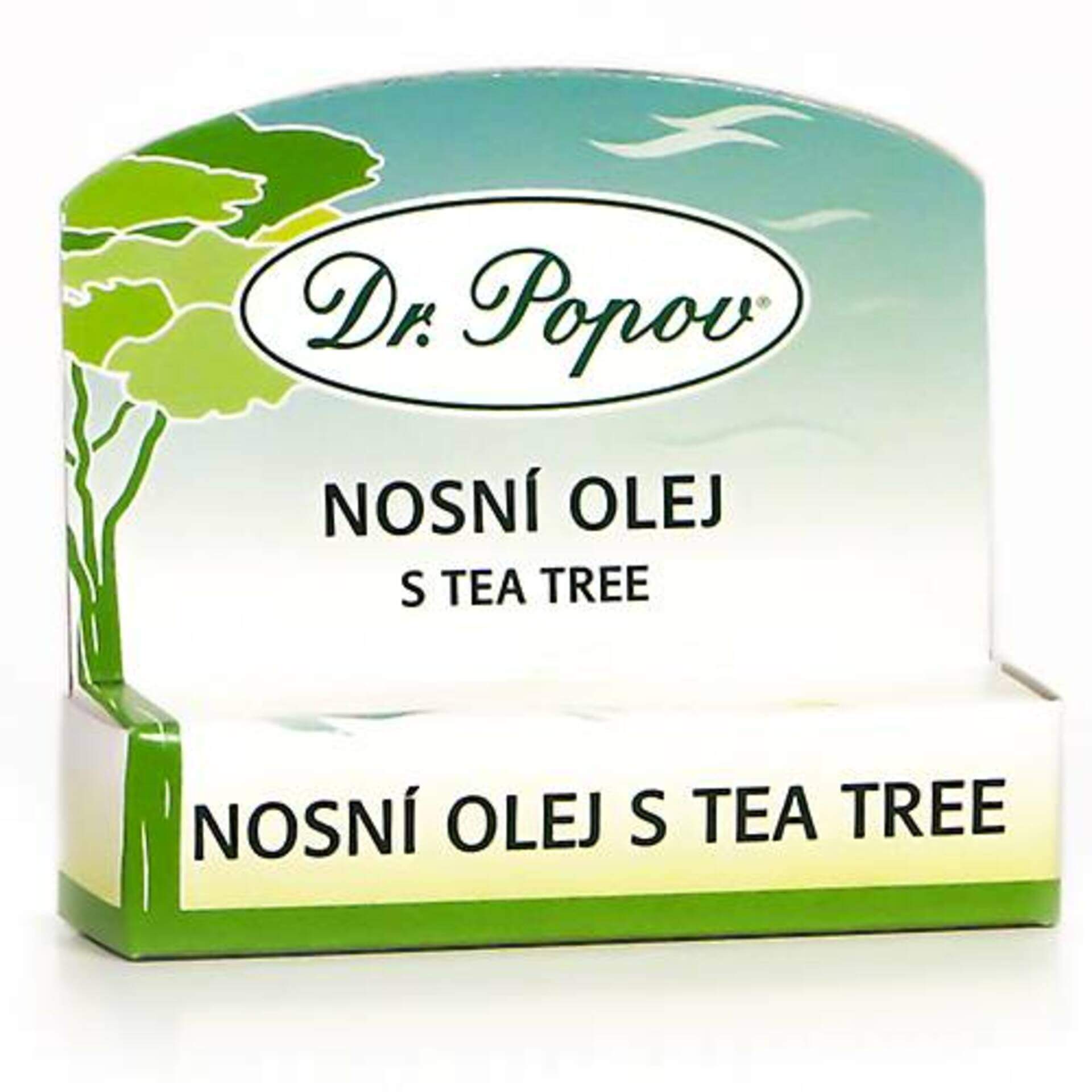 Levně Dr. Popov Nosní olej s Tea Tree roll-on 6 ml