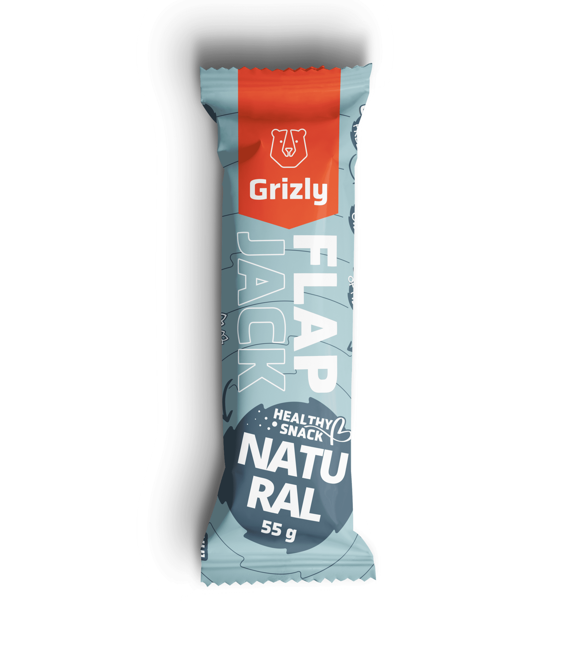 GRIZLY Flapjack natural 55 g expirace