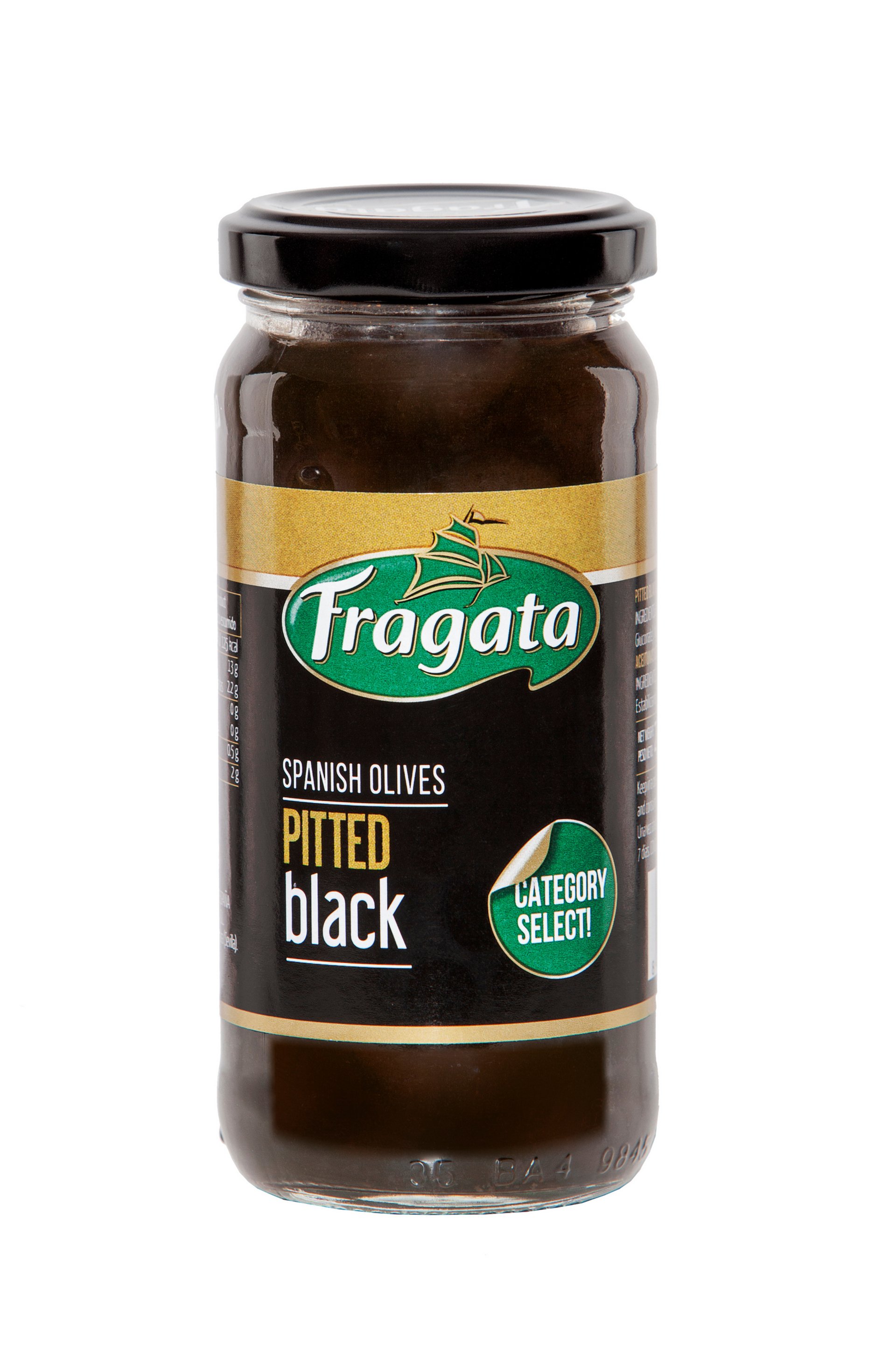 Levně Fragata Černé olivy bez pecky 230 g