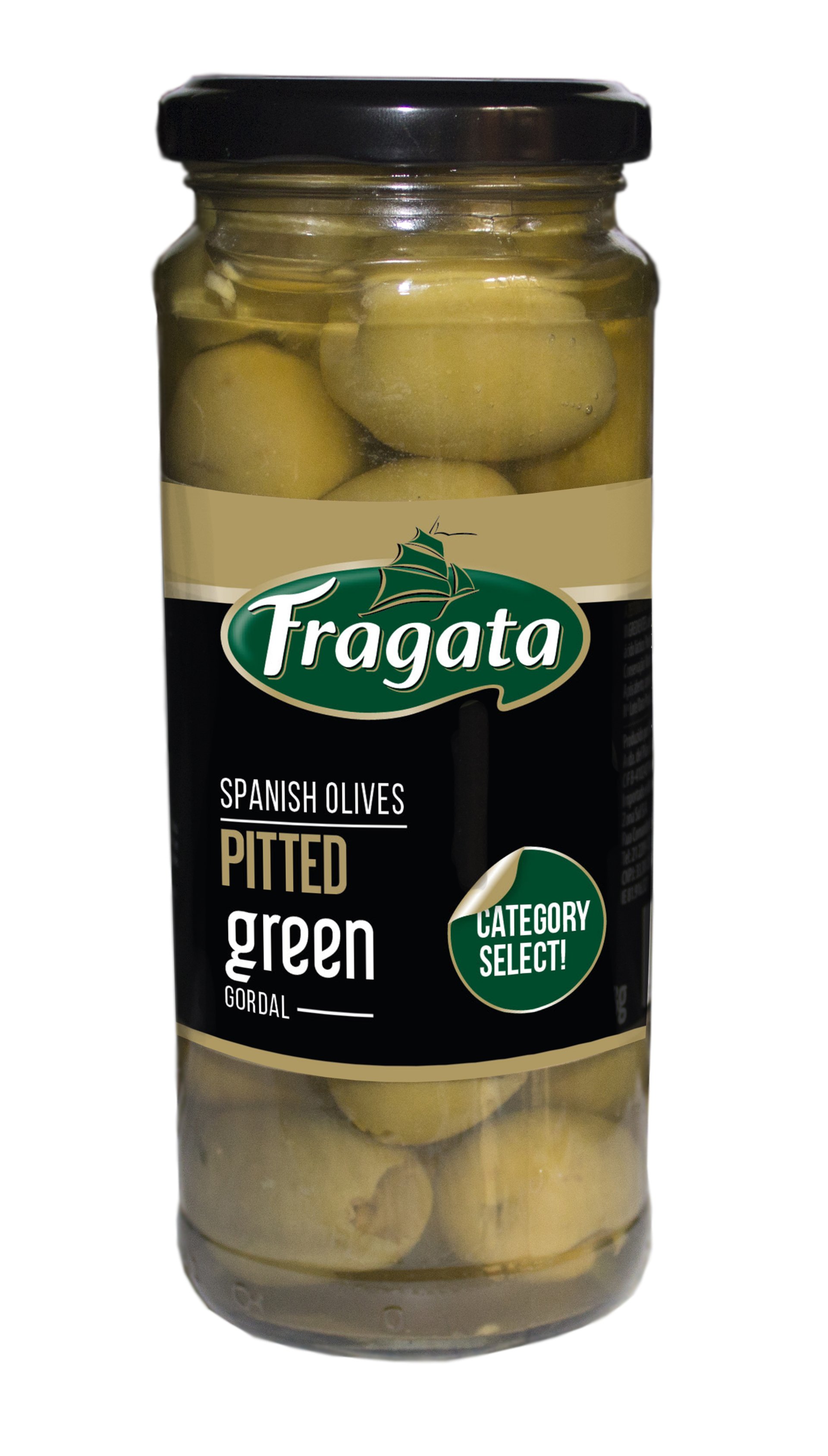 Levně Fragata Zelené olivy Gordal bez pecky 340 g