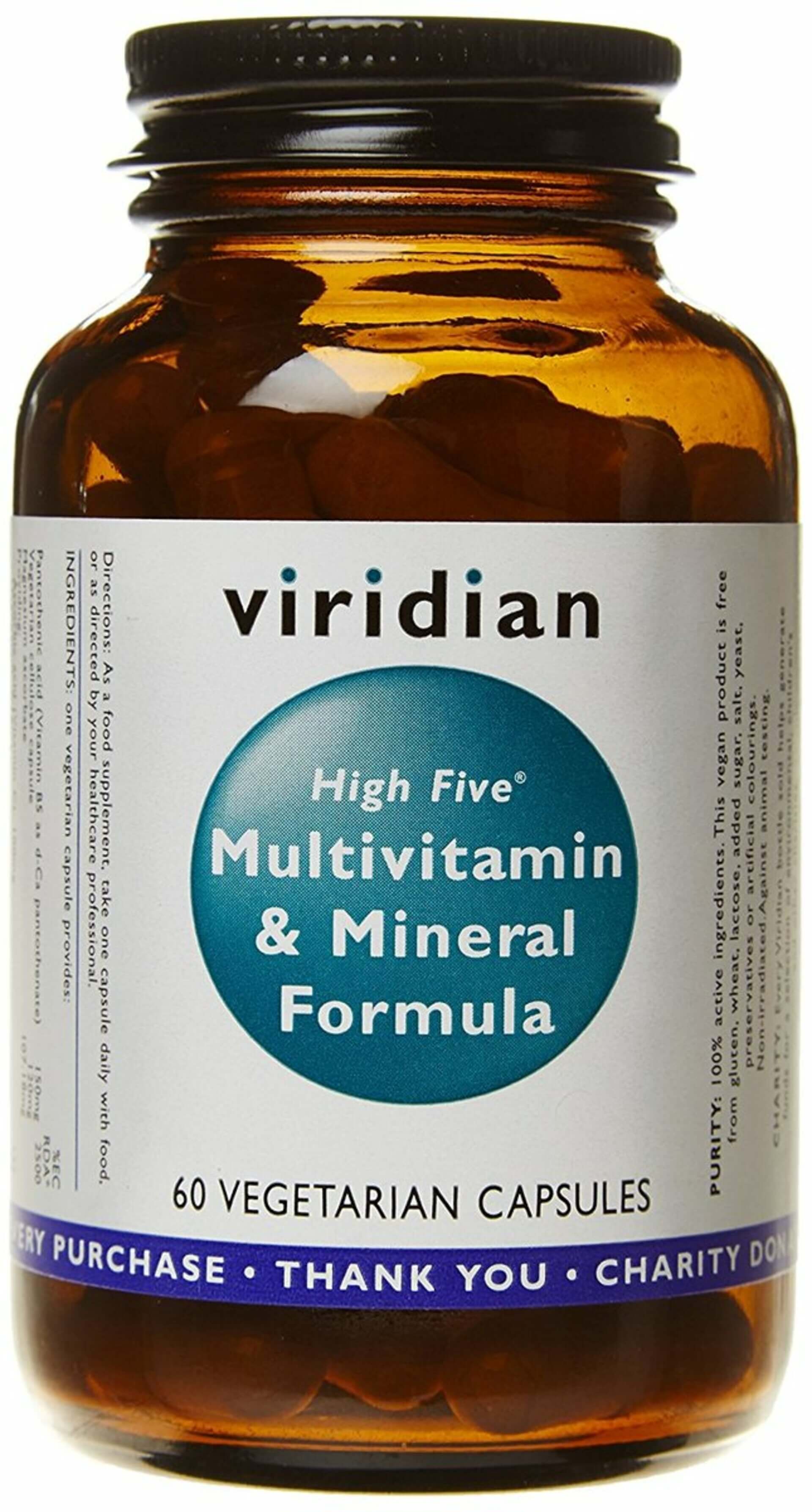 Levně Viridian High Five Multivitamin & Mineral Formula 60 kapslí