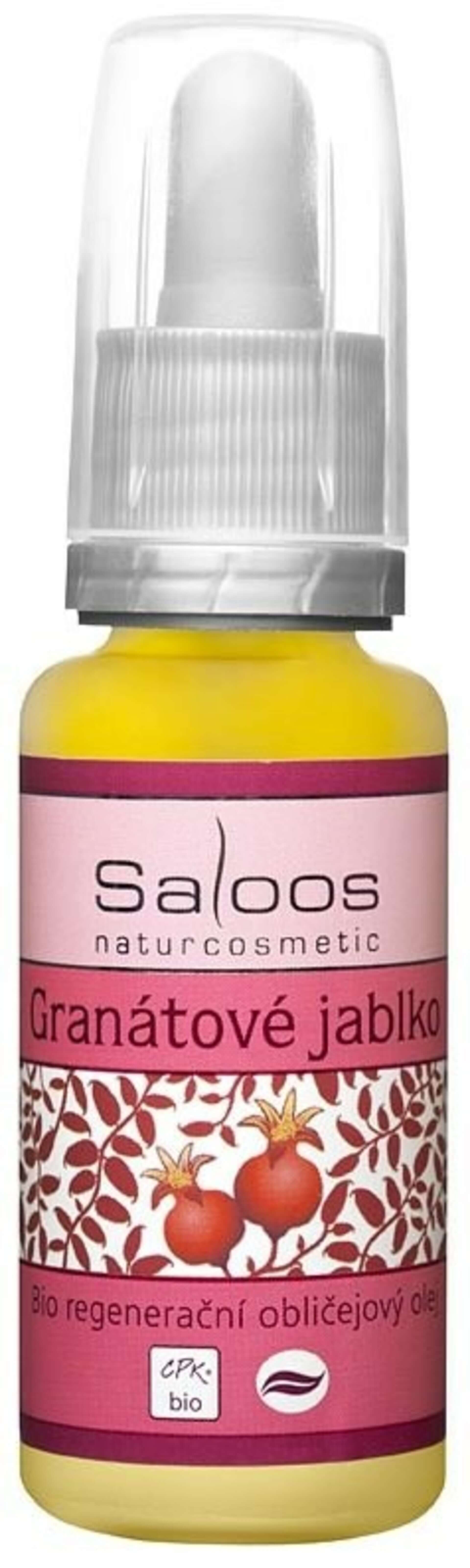 Levně Saloos Bio regenerační obličejový olej Granátové jablko 20 ml