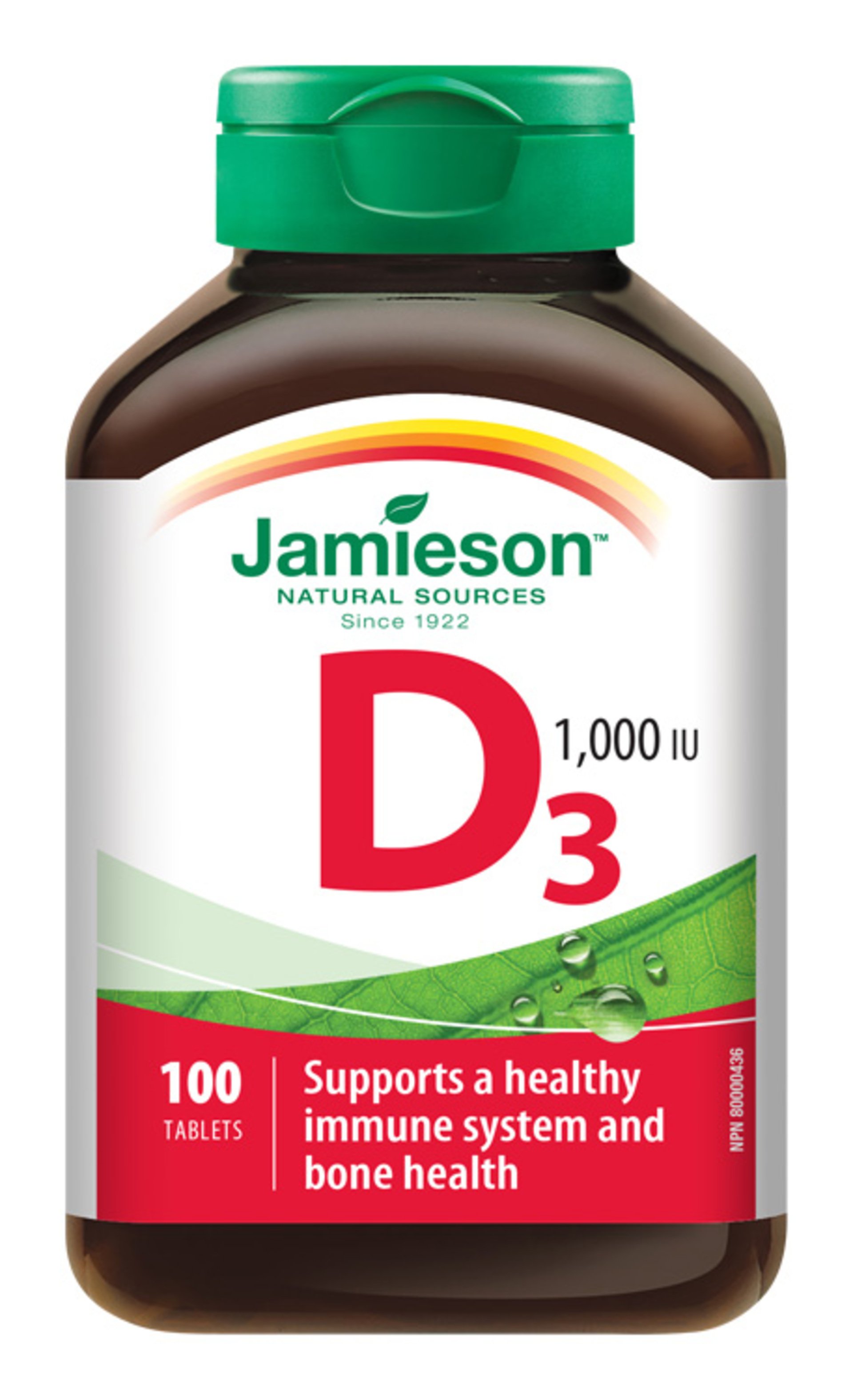 Levně Jamieson Vitamín D3 1000 IU 100 tablet