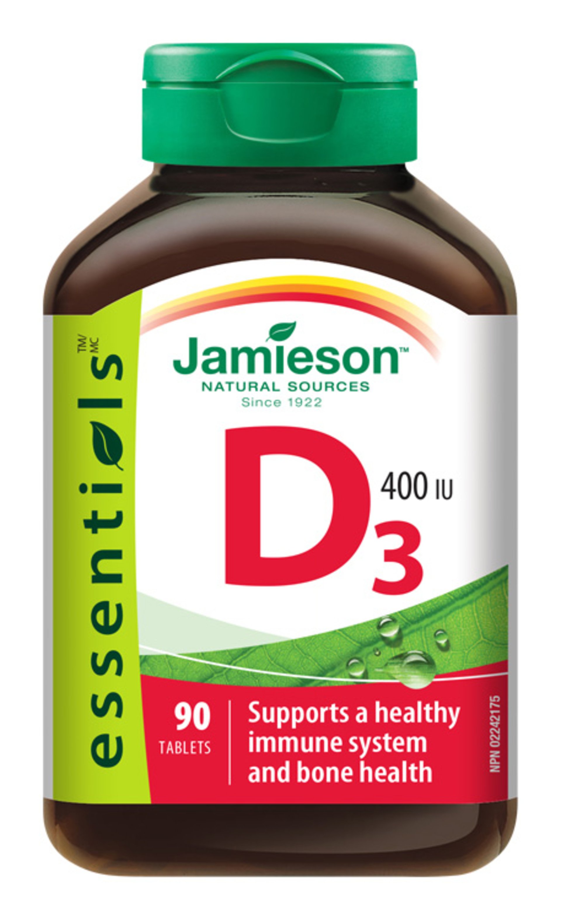 Levně Jamieson Vitamín D3 400 IU 90 tablet