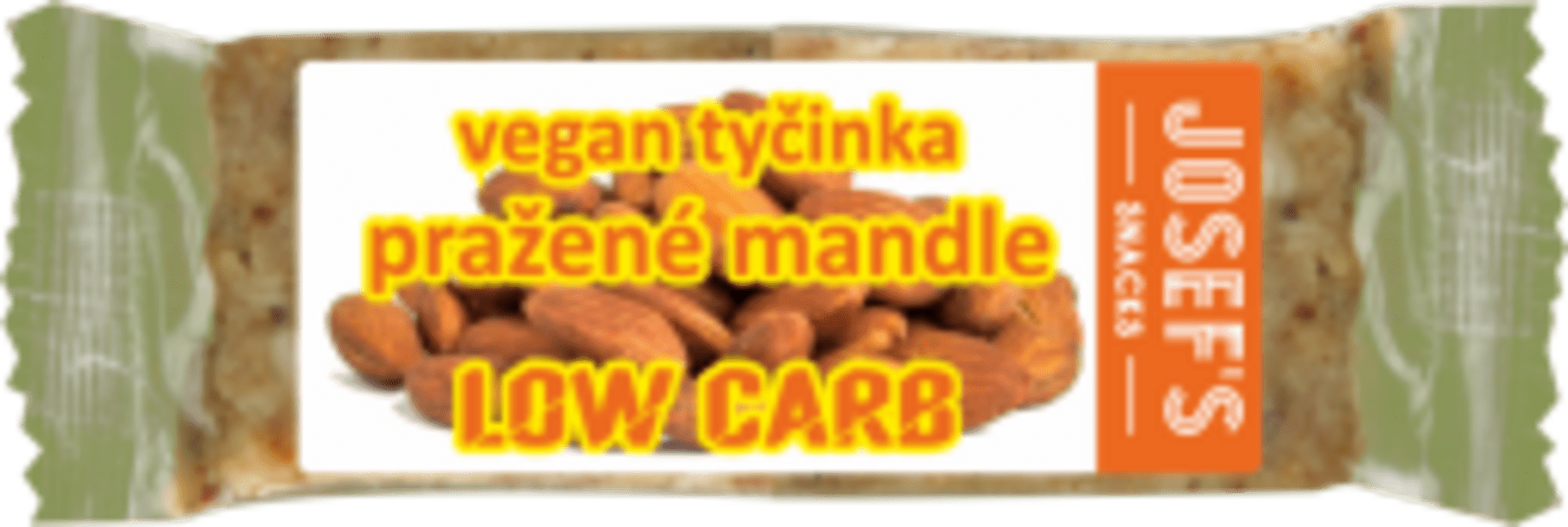 Levně Josef´s snacks Tyčinka low carb slané mandle 33 g