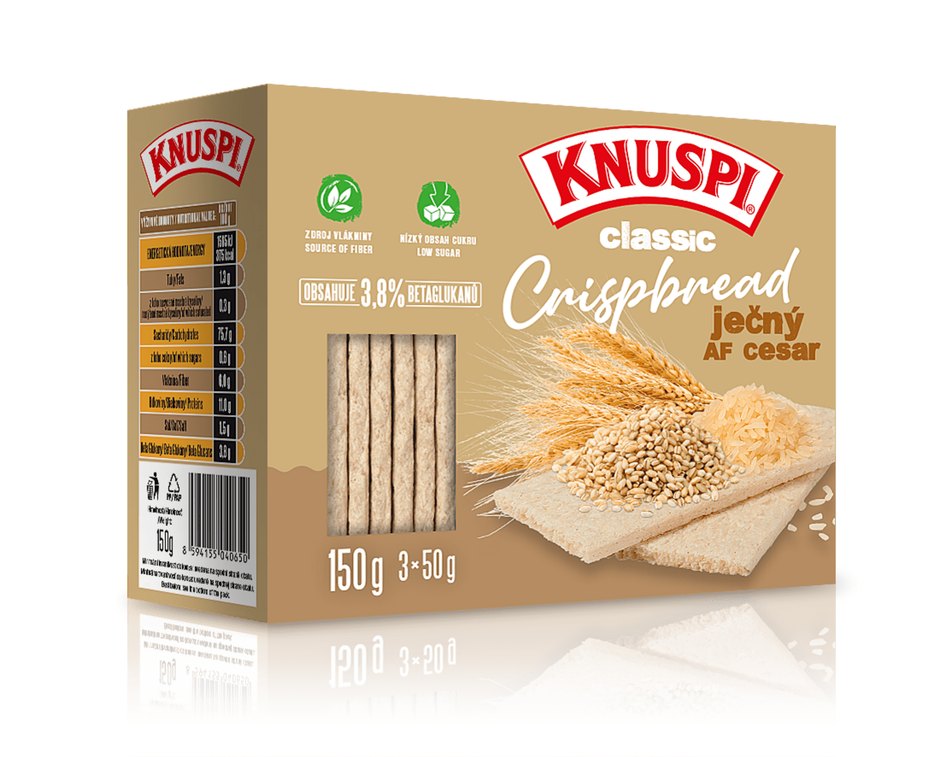 Levně Knuspi Crispbread 150 g ječný