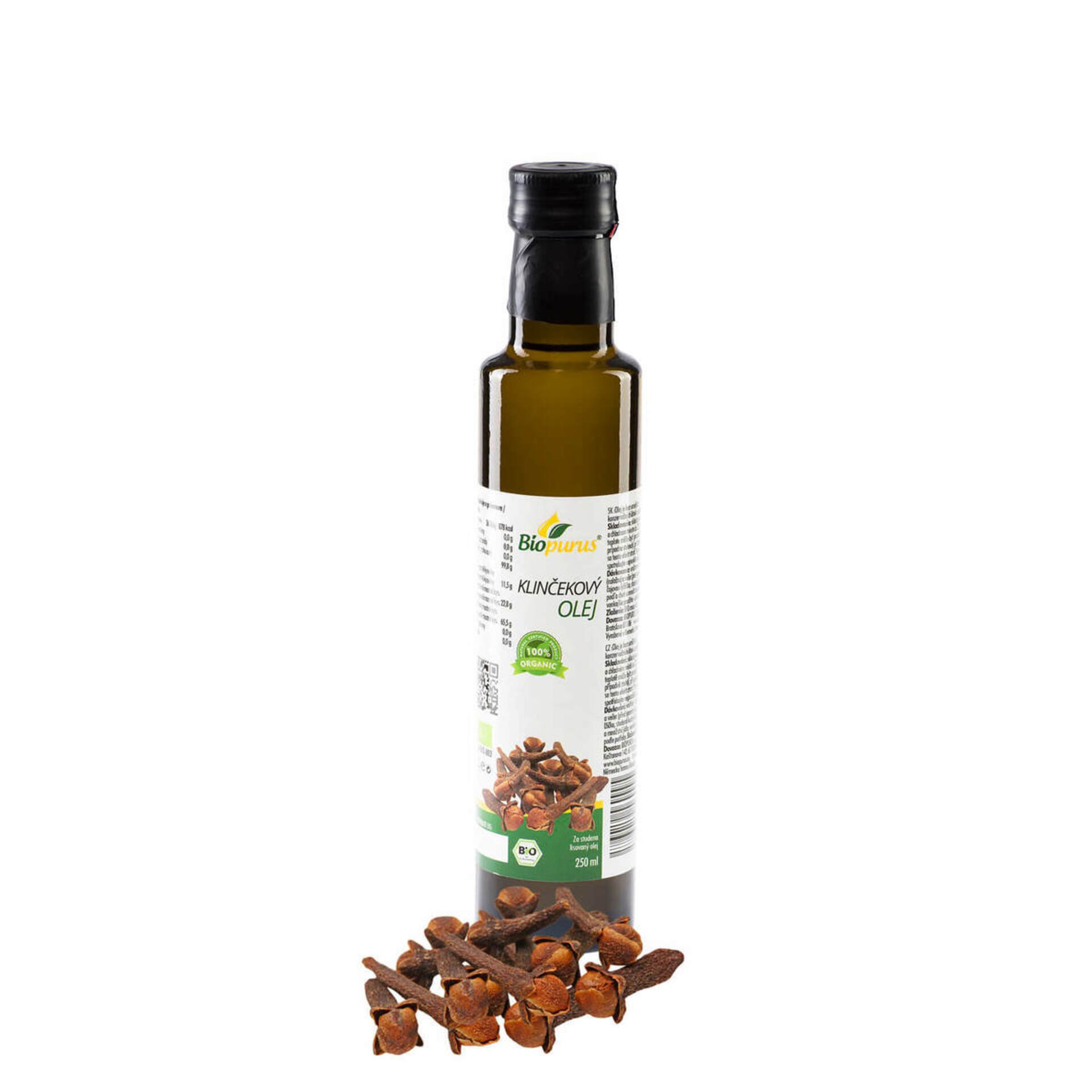 Levně Biopurus Hřebíčkový olej (macerát) 250 ml