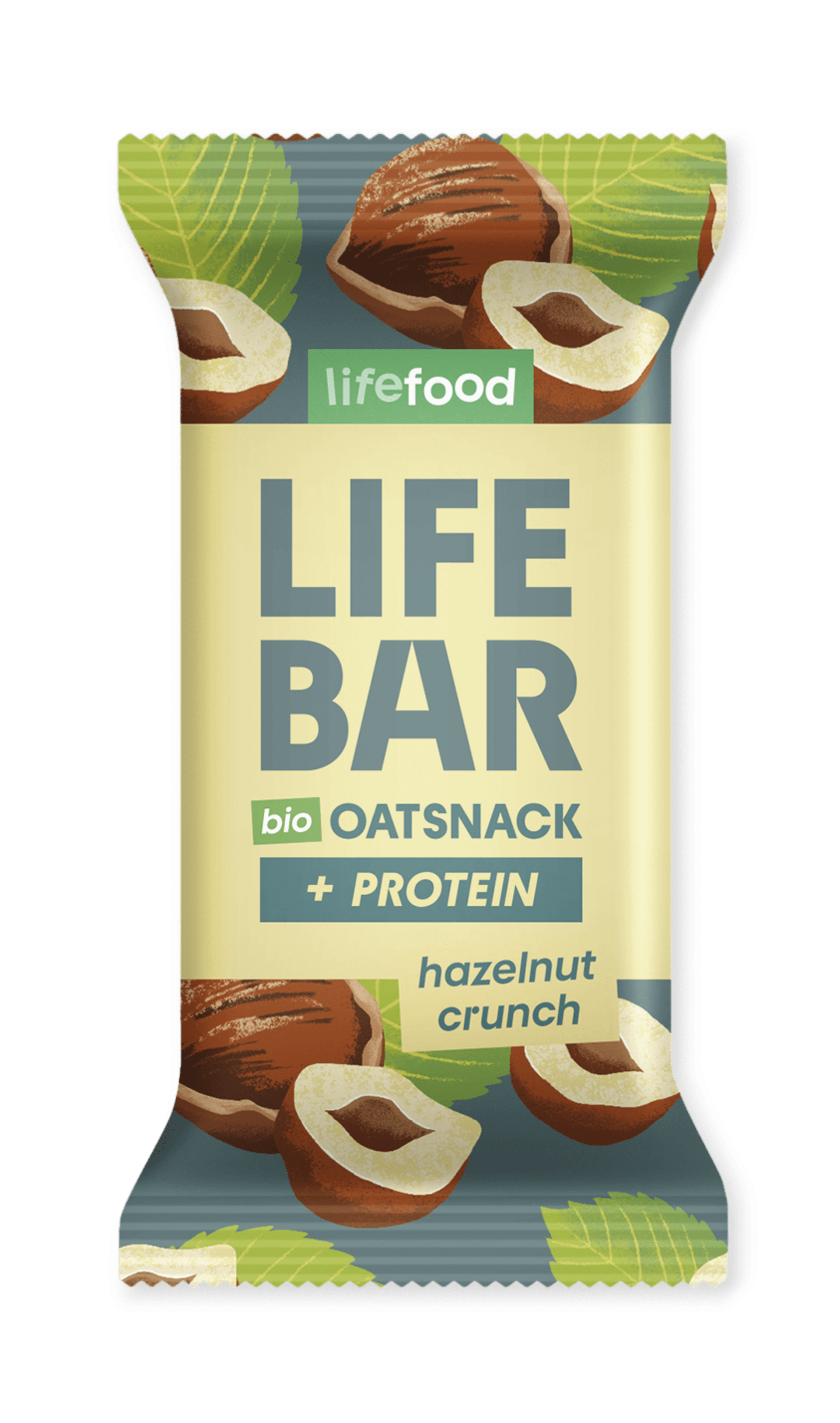 Lifefood Lifebar Oat snack protein s lískovými oříšky BIO 40 g