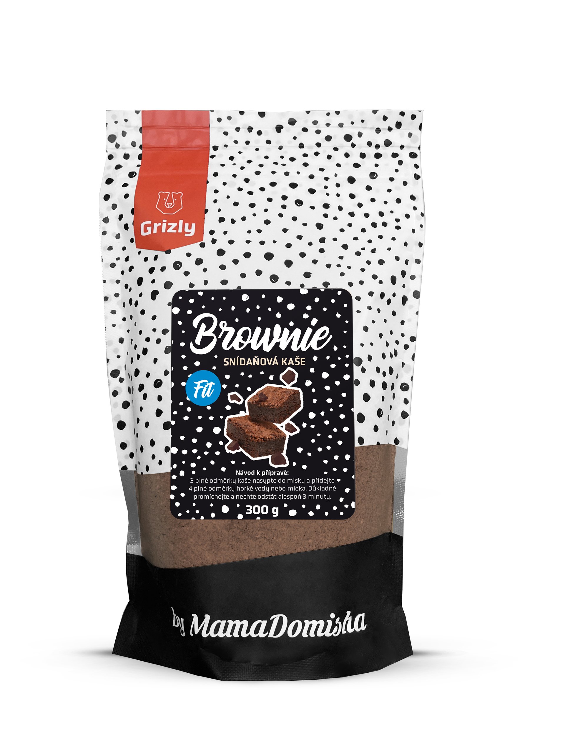 GRIZLY Kaše Brownie FIT by @mamadomisha 300 g